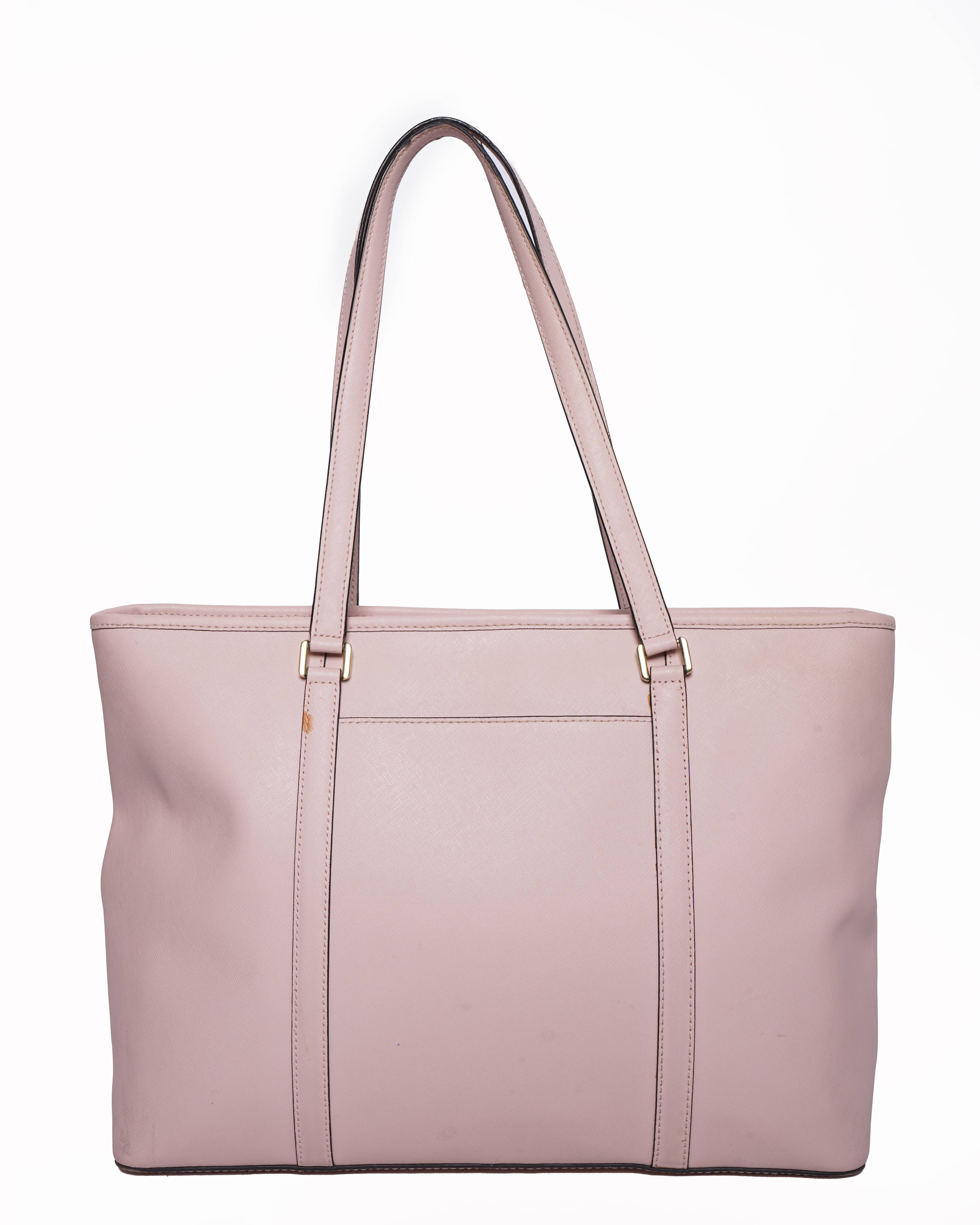 Michael Kors pink tote bag