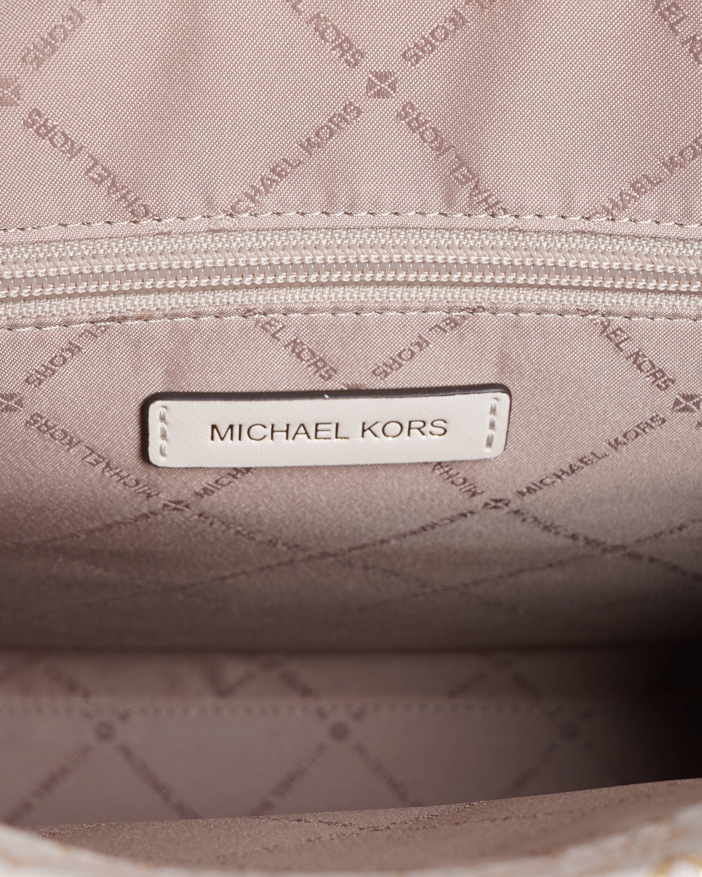 New Michael Kors Mirella Medium Women Shopper Top Zip Shoulder Bag