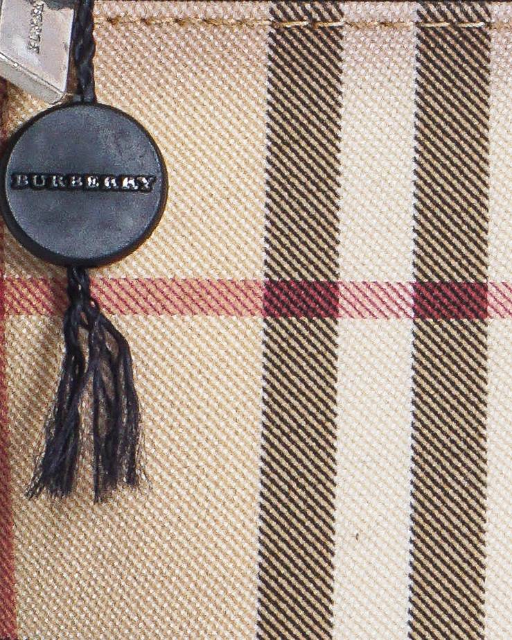 Burberry Vintage Nova Check Canvas Pochette Bag