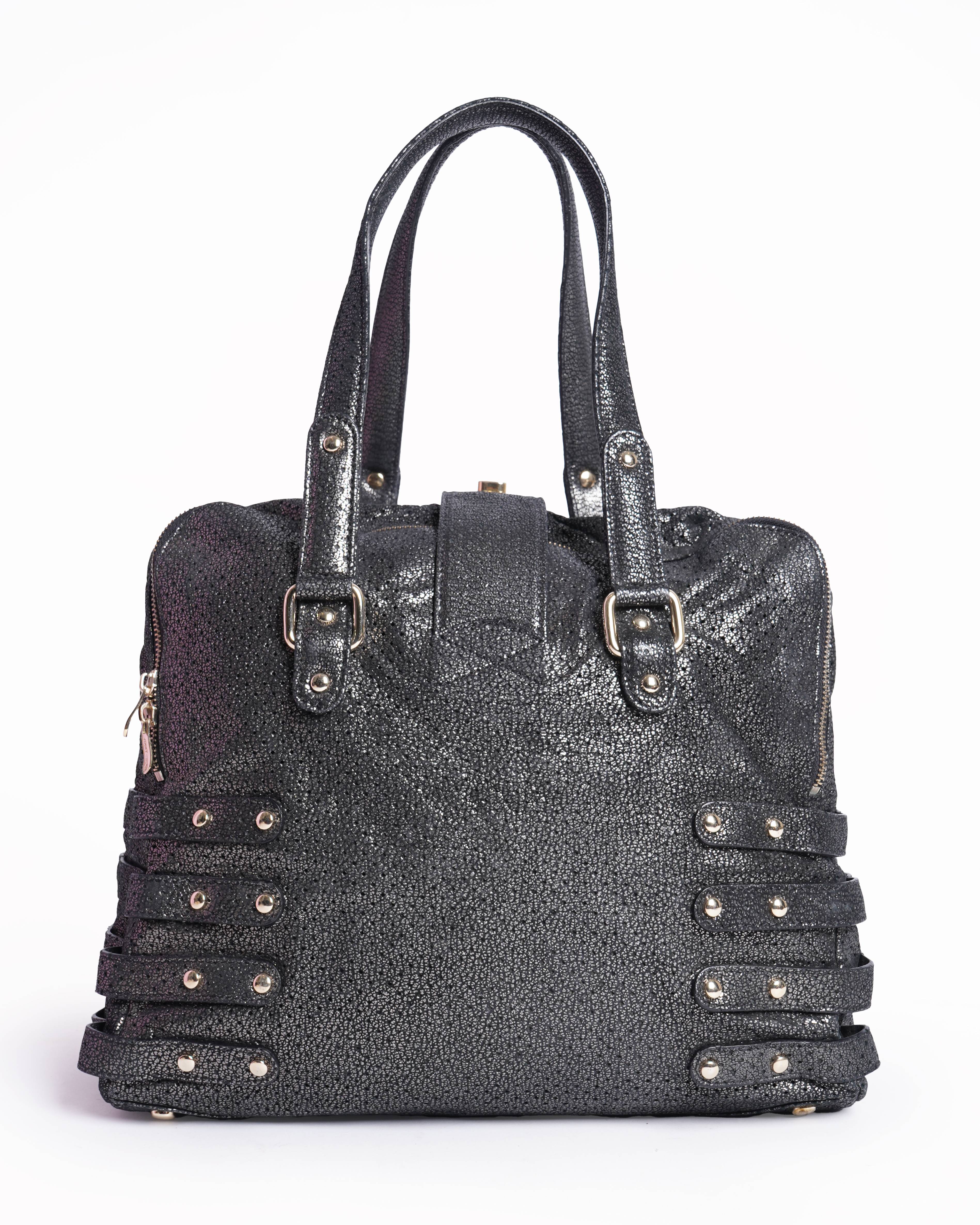 Jimmy Choo Bardia Shoulder Bag In Black