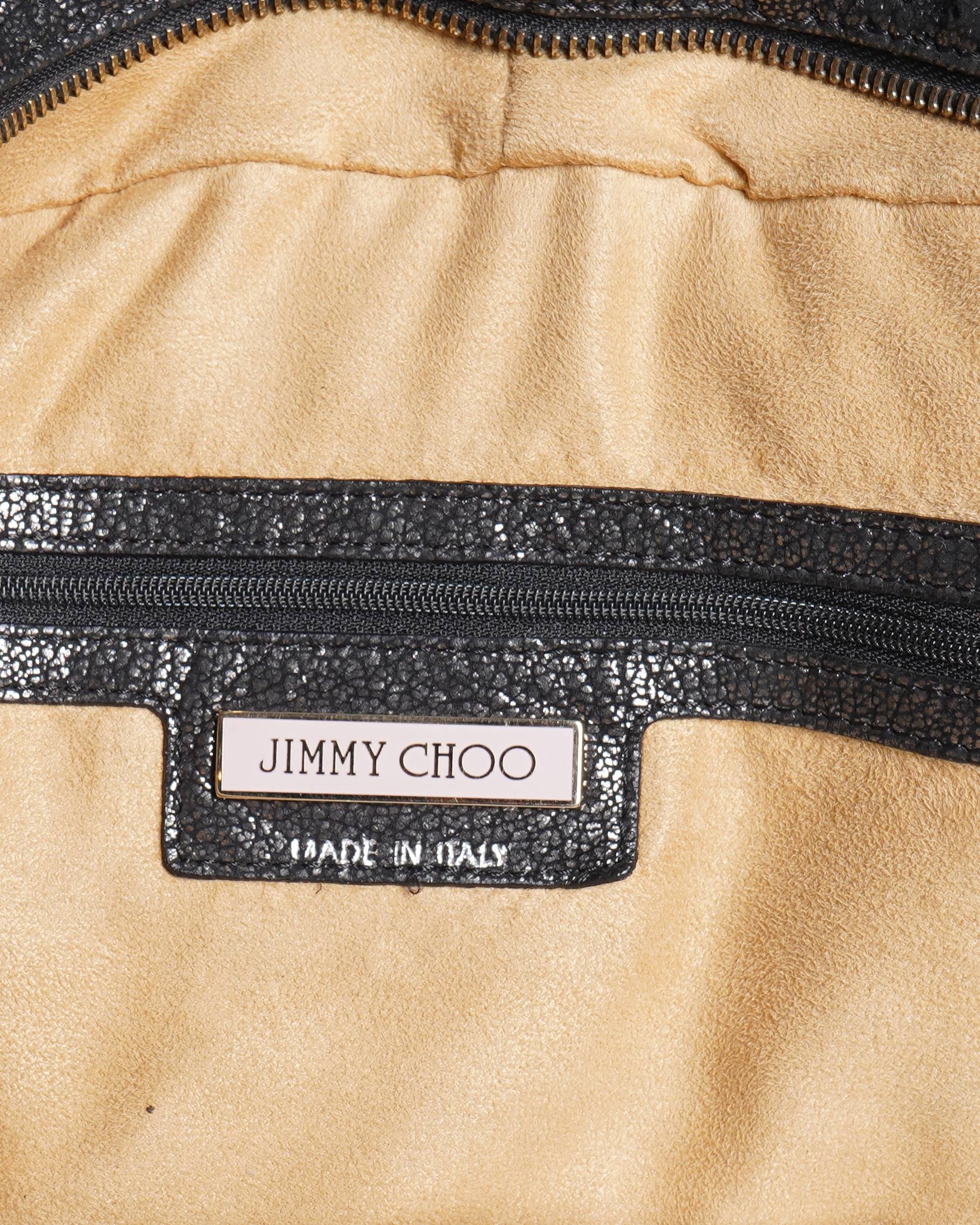 Jimmy Choo Bardia Shoulder Bag In Black