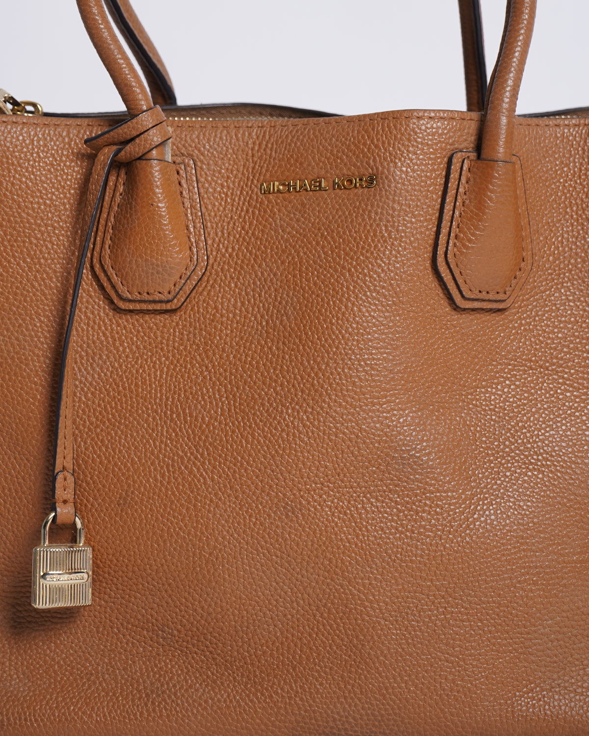 Michael Kors Top Handle Shoulder Bag In Tan