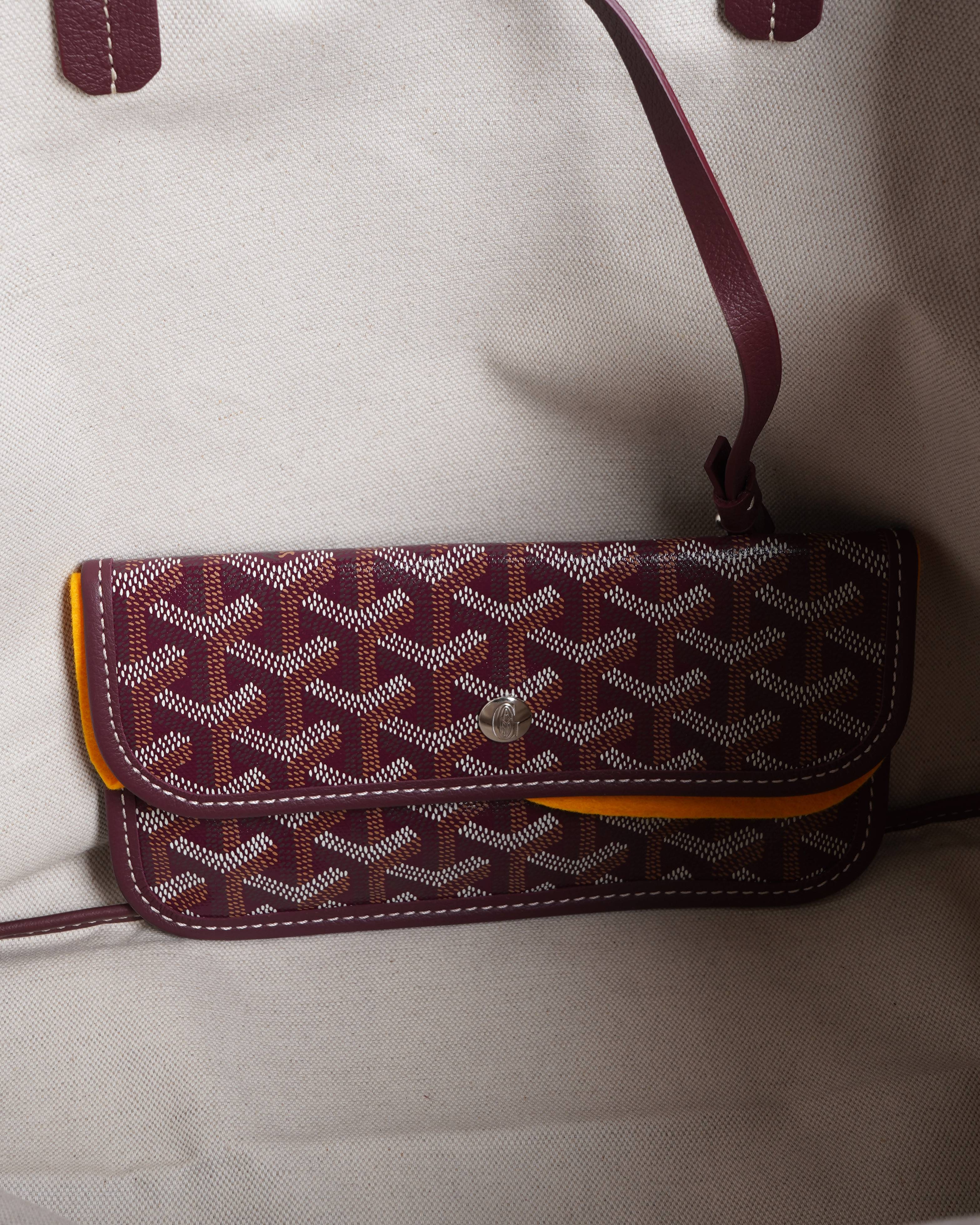 New Goyard Saint Louis PM In Maroon