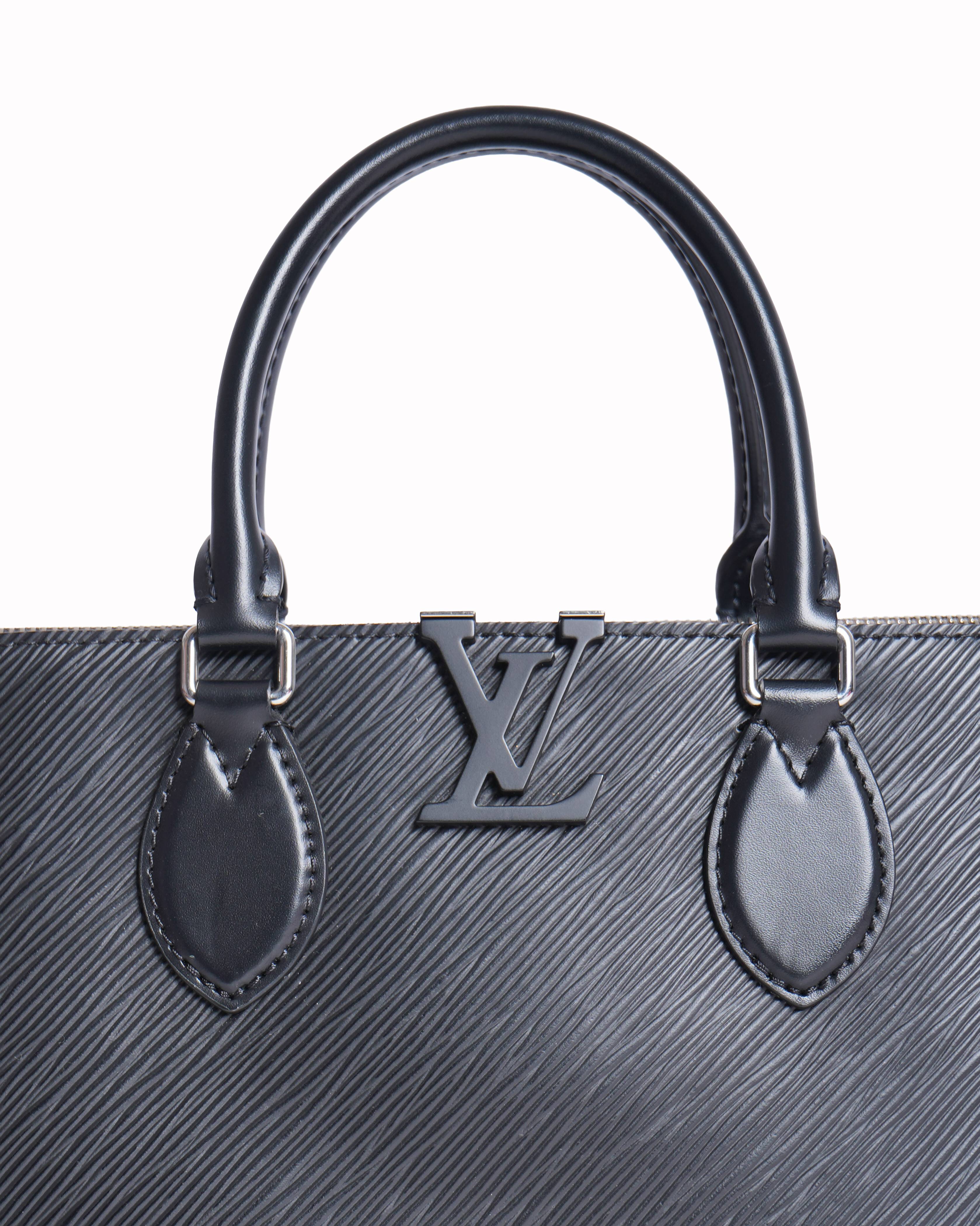 New Louis Vuitton Grenelle Tote Epi Leather Bag In Black