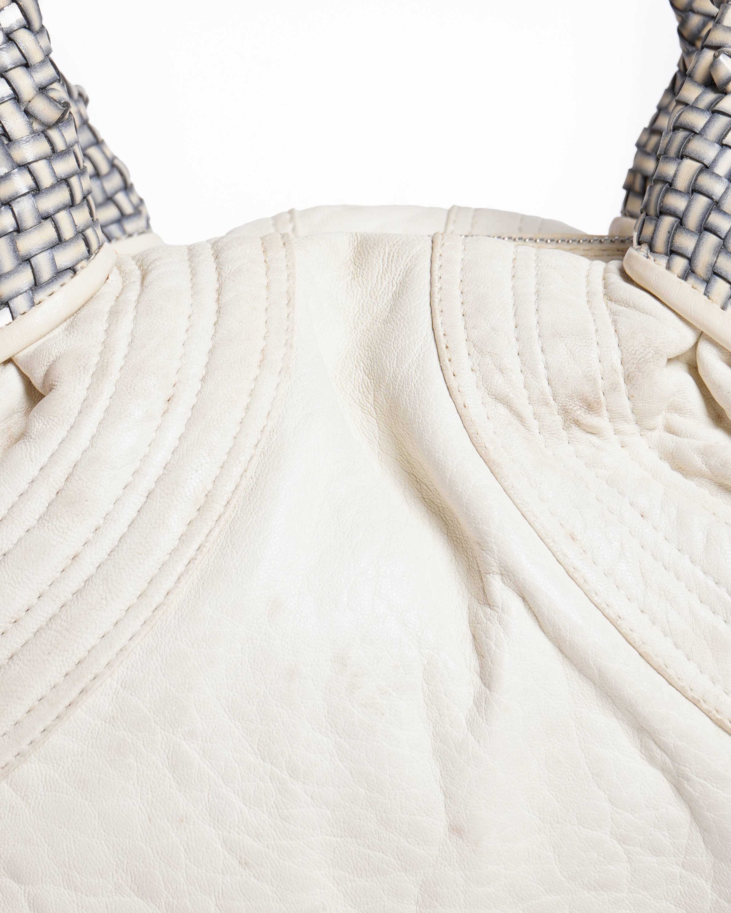 Fendi Spy Handbag In White