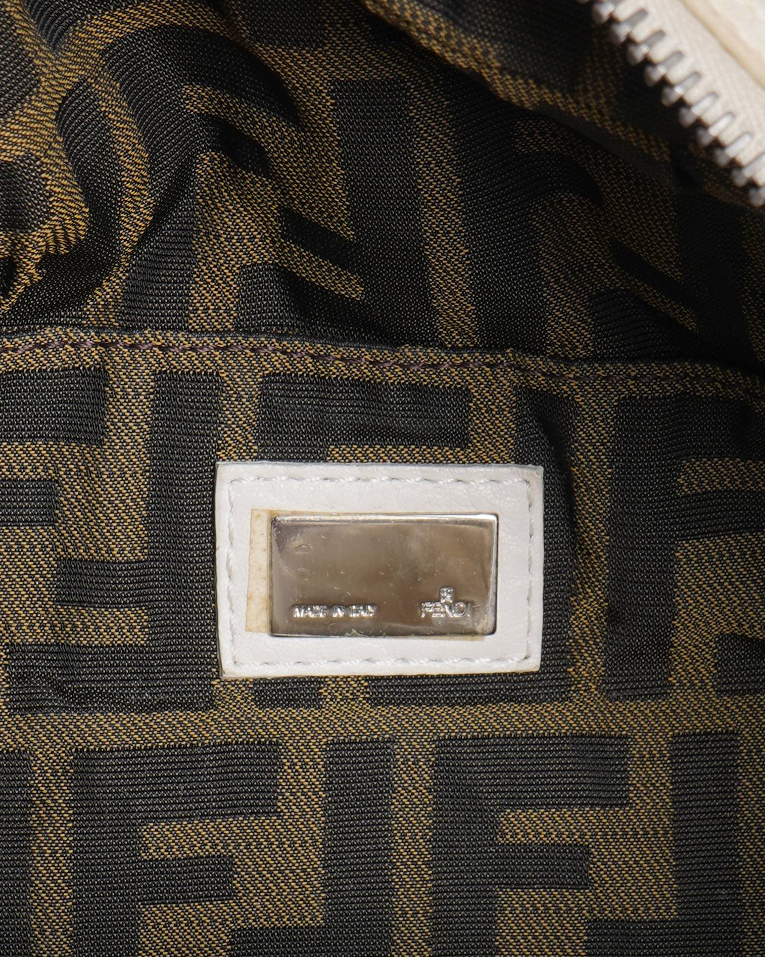 Fendi Spy Handbag In White