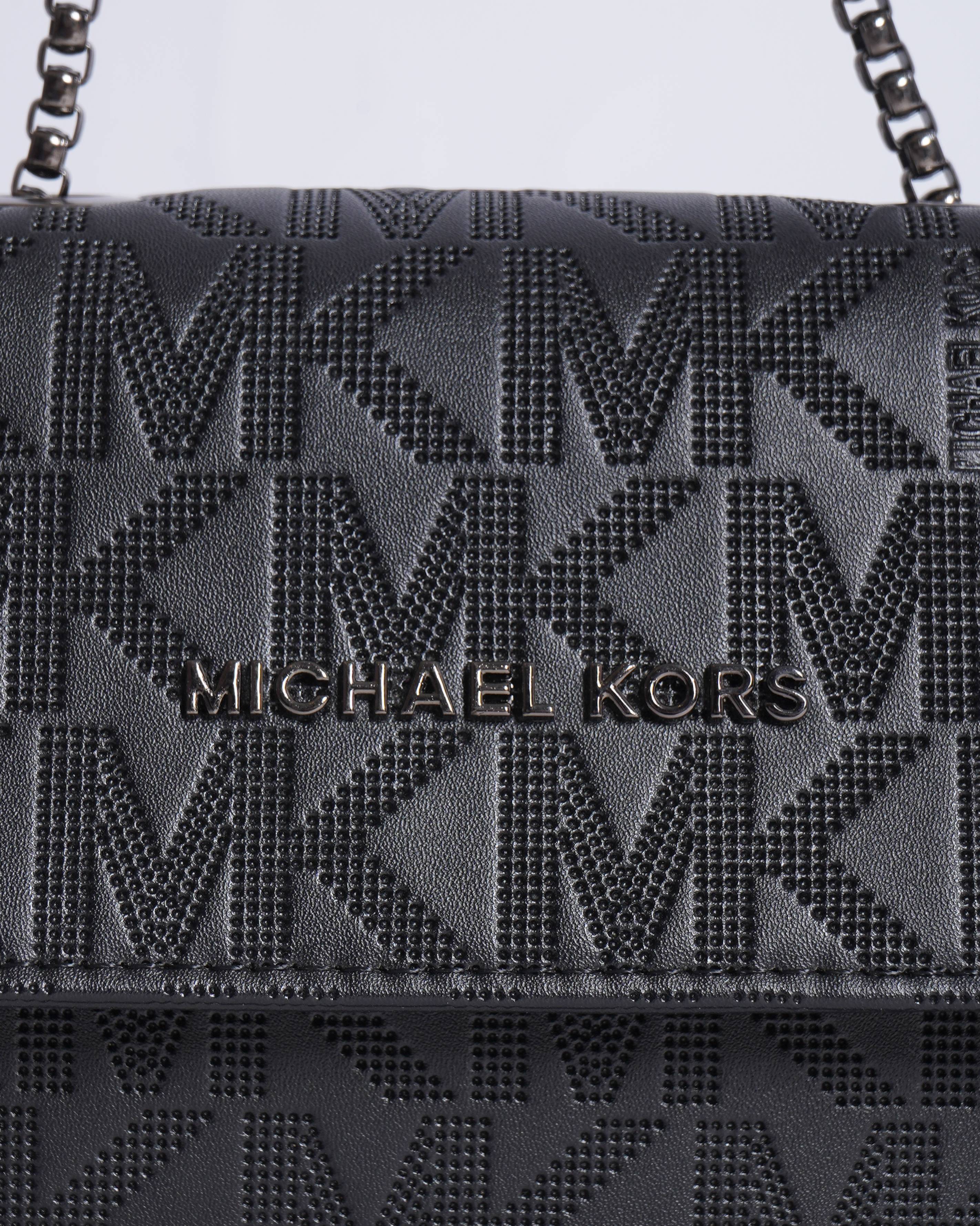 New Michael kors jet set monogram logo sling bag