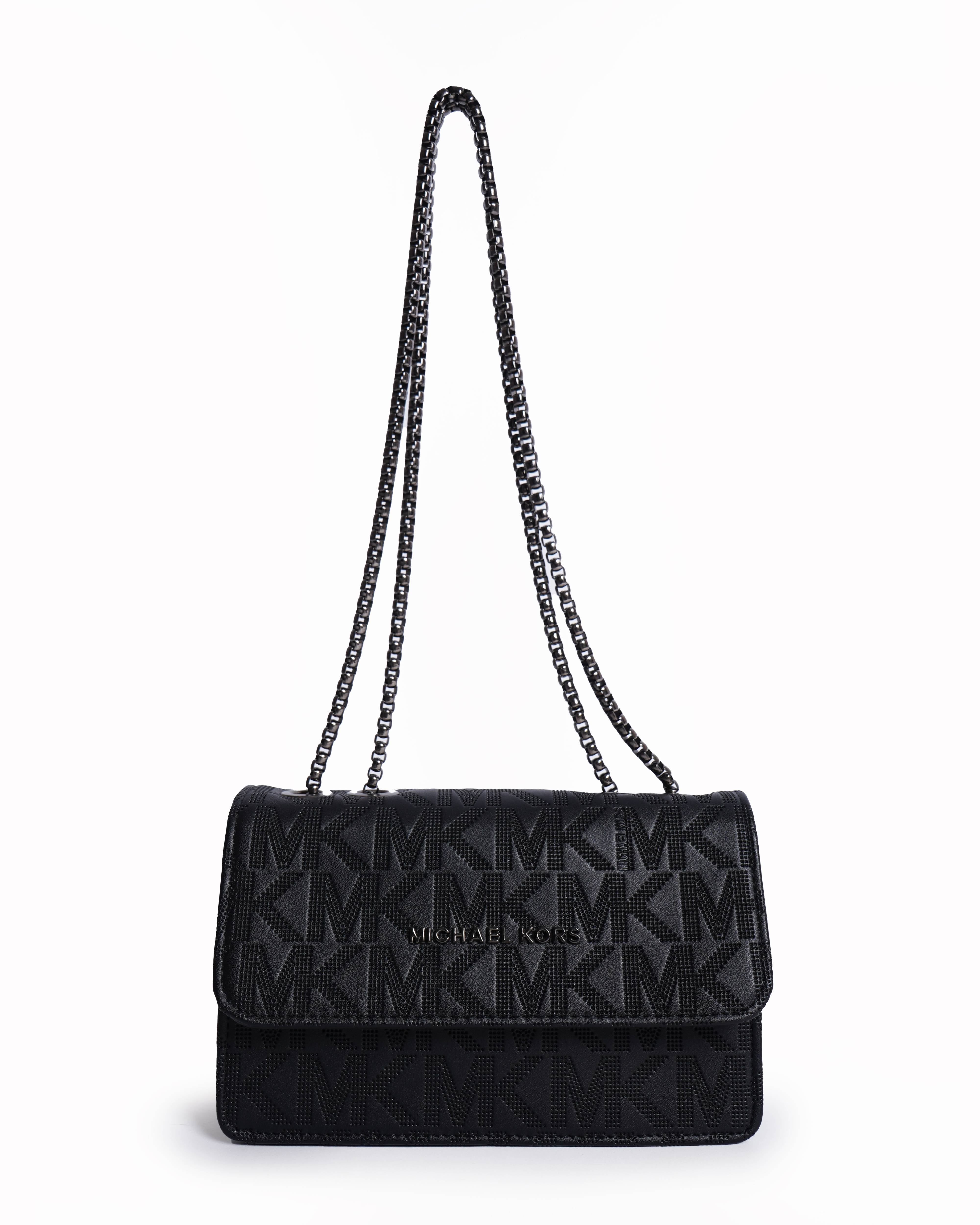 New Michael kors jet set monogram logo sling bag