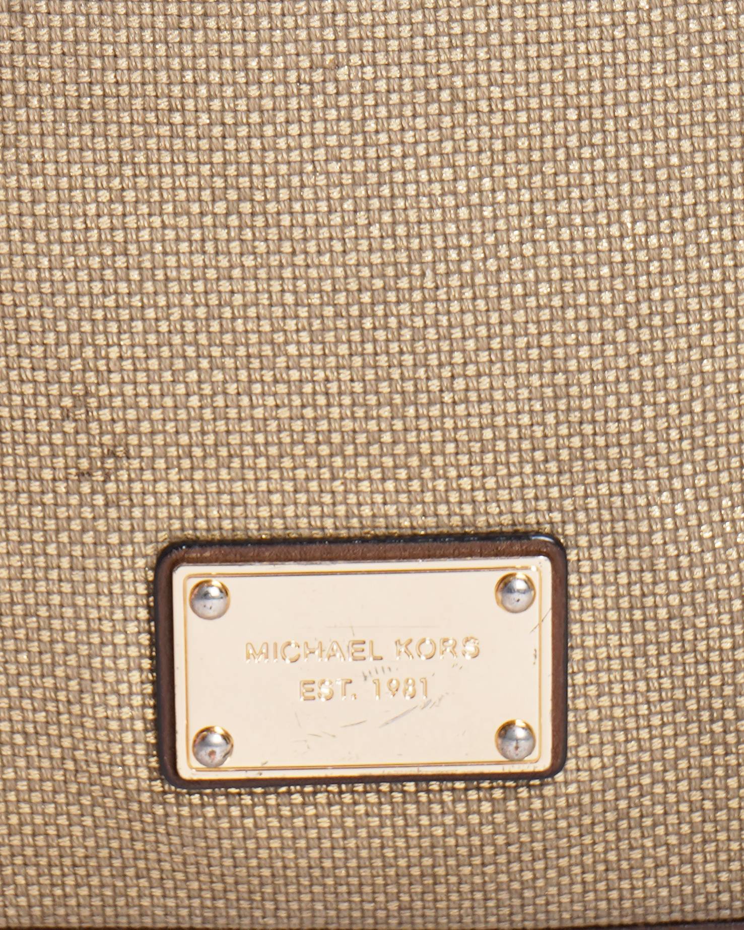 Michael Kors Canvas Marina Grab Anchor Tote