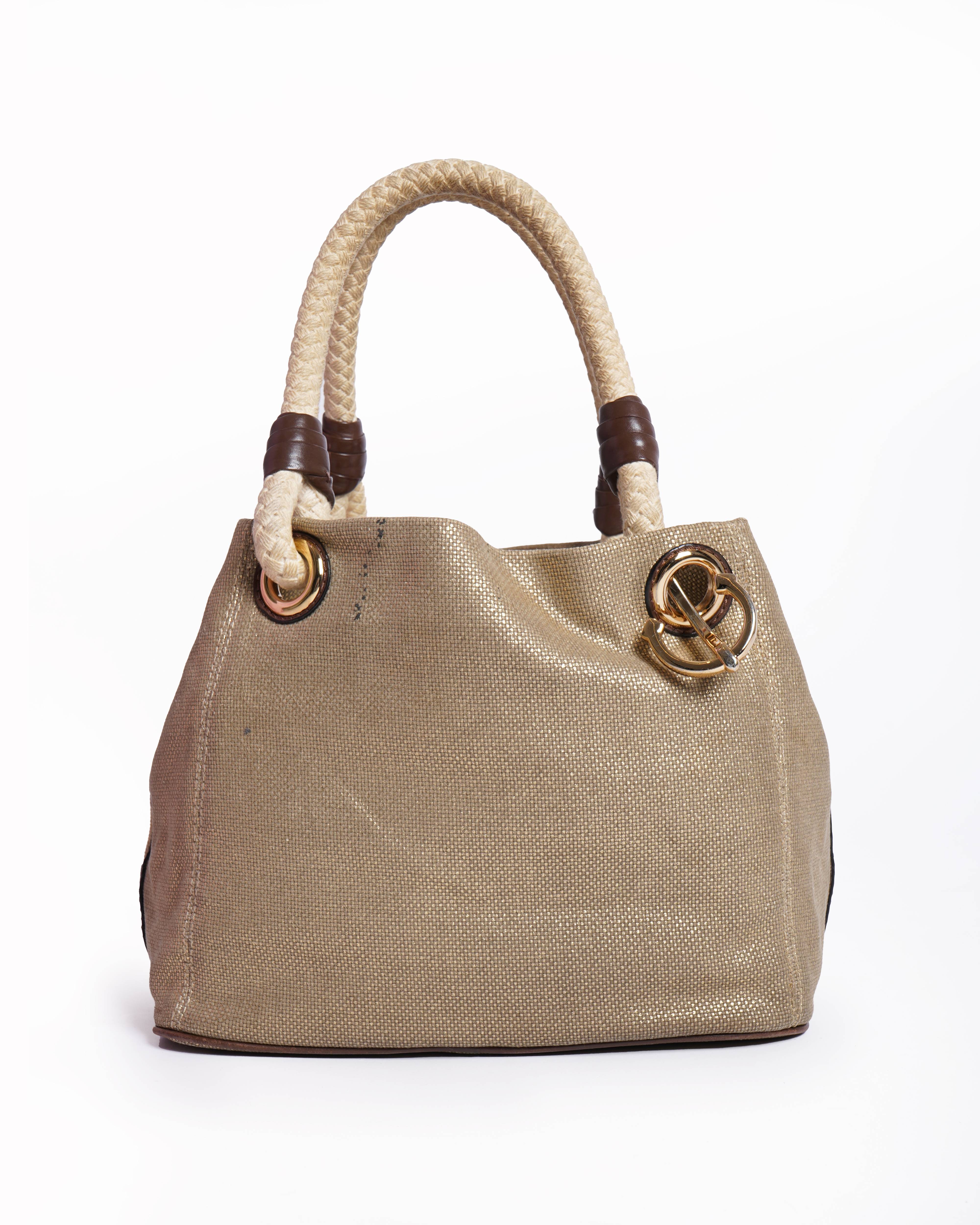 Michael Kors Canvas Marina Grab Anchor Tote