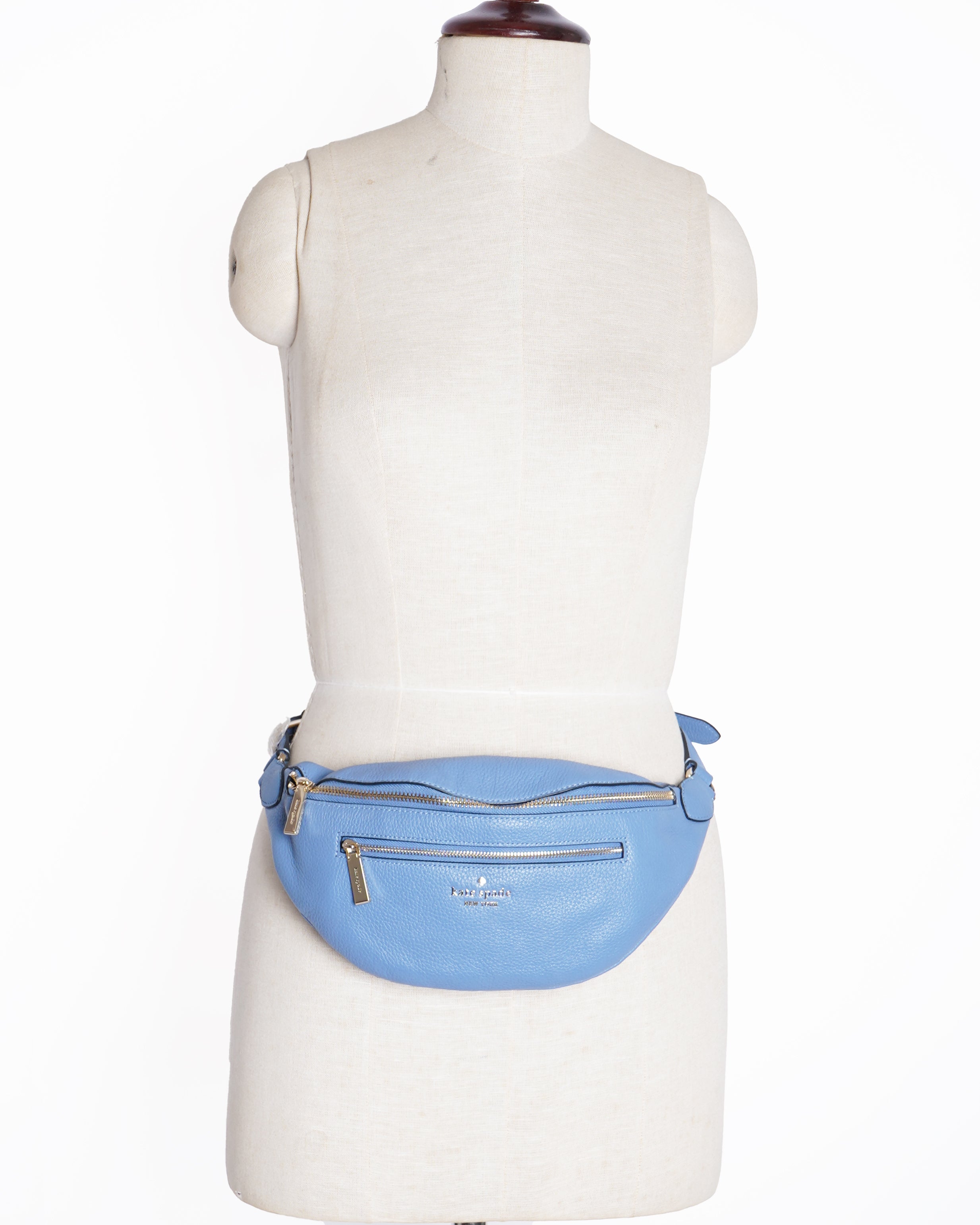 Kate Spade Leila Belt Bag In Light Blue