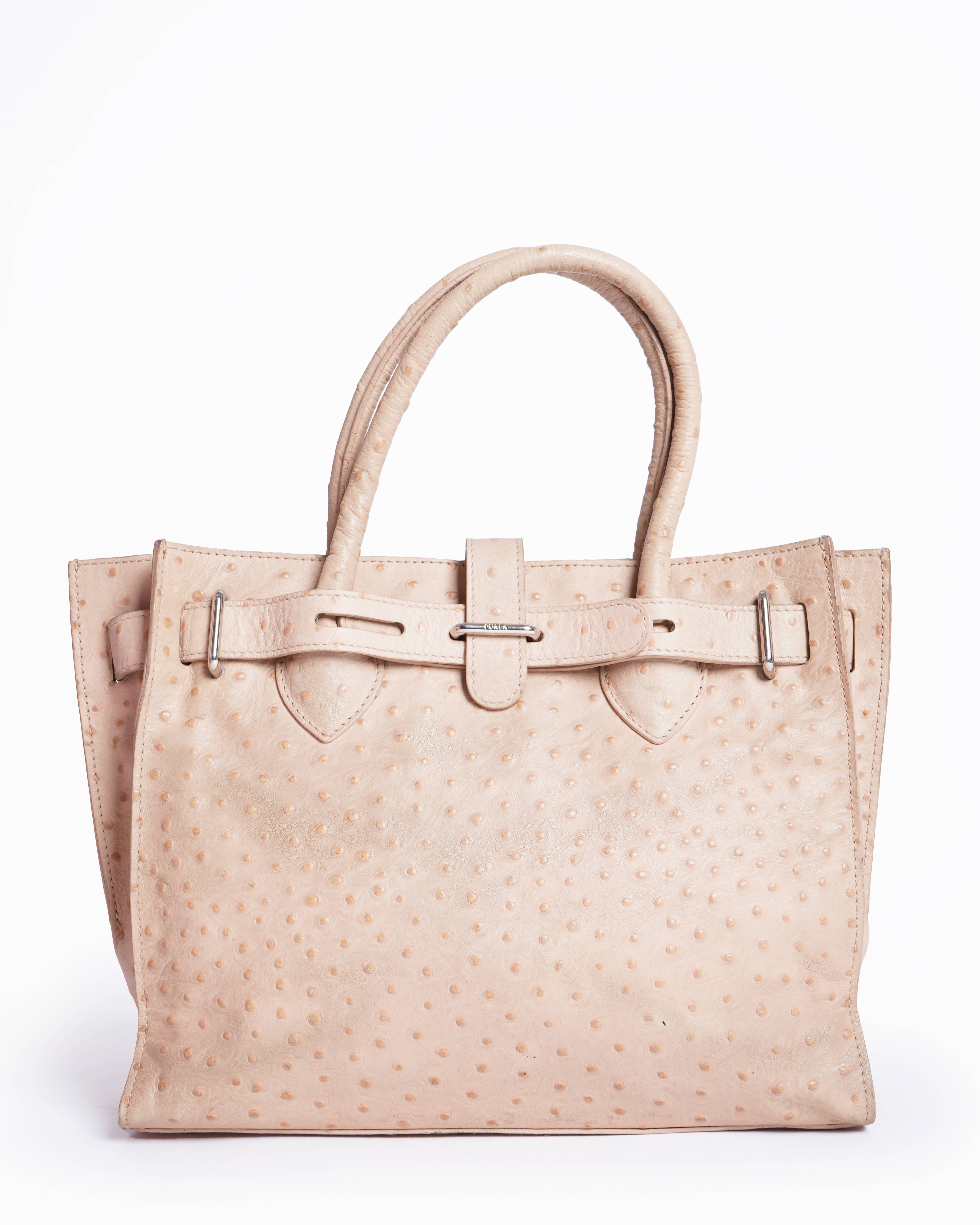Furla 
light pink leather tote