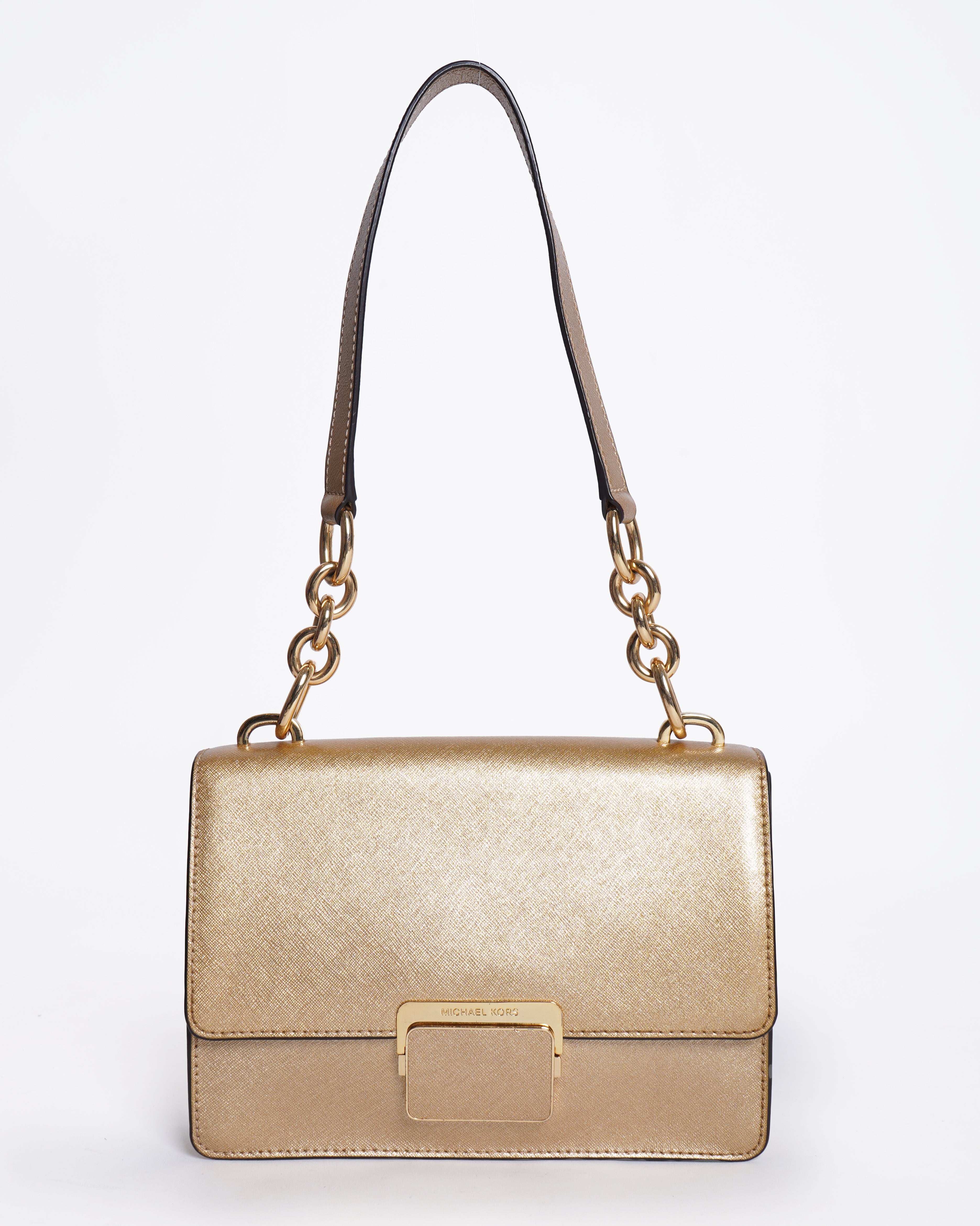 Michael kors shoulder bag in gold