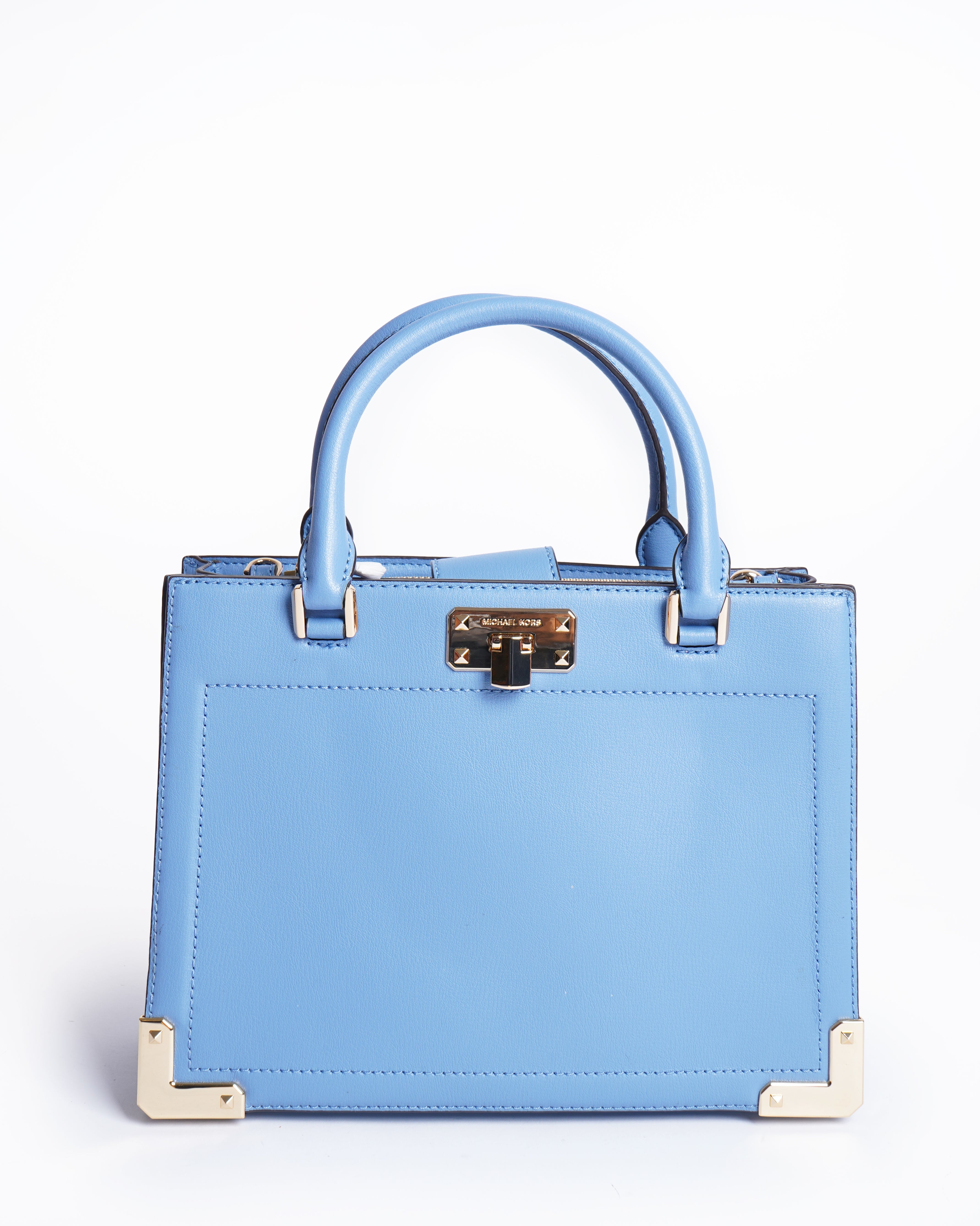 New Michael Kors Kinsley Top Handle Bag In Blue