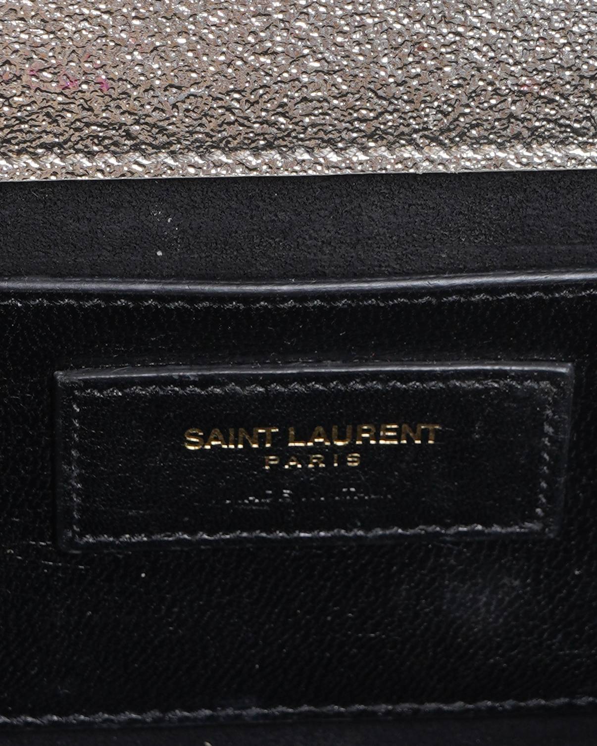 Saint Laurent Kate Gold leather shoulder bag