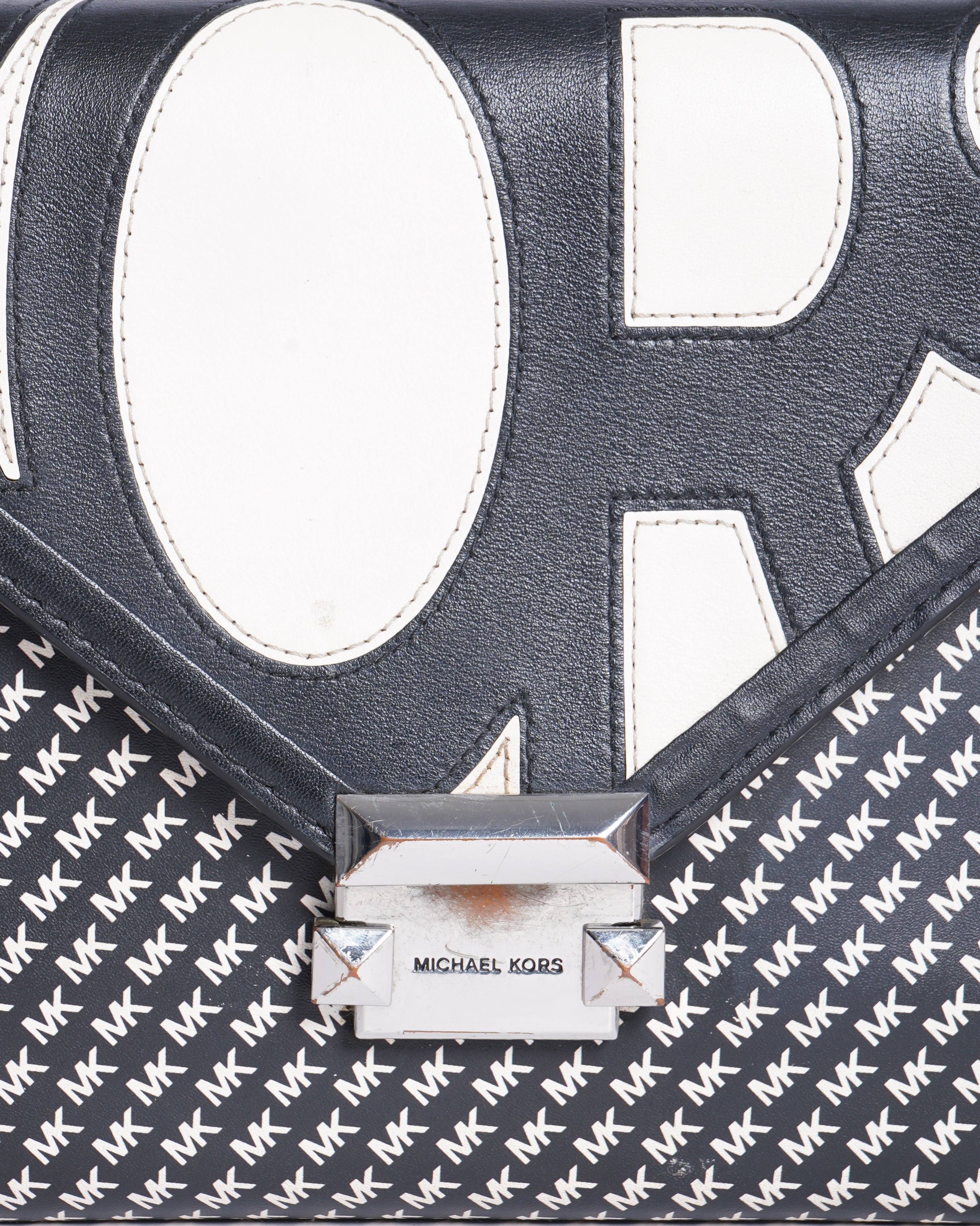 Michael Kors Whitney Large Graphic Logo Convertible Shoulder Bag