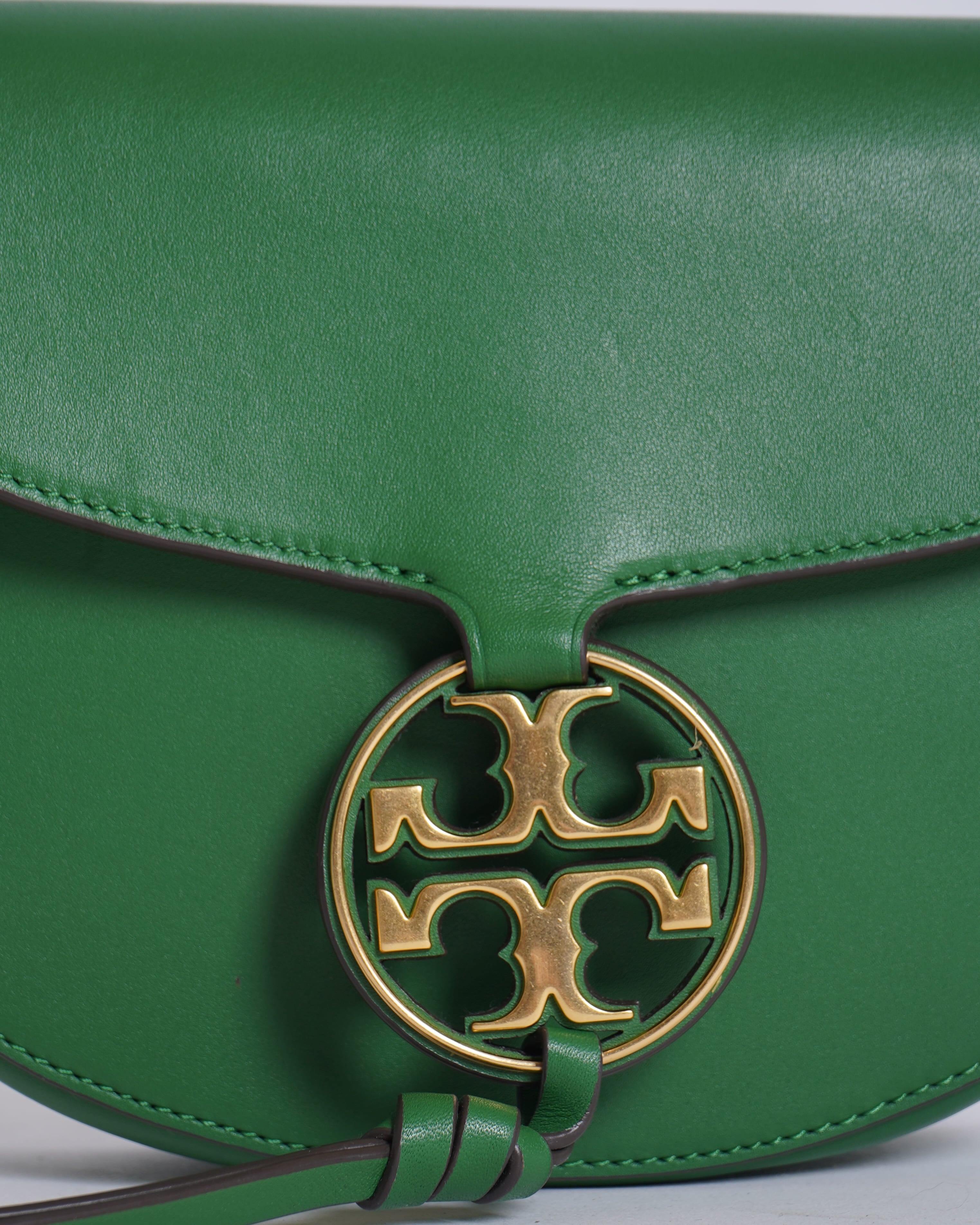Tory Burch Emerald Green Miller Crossbody Bag