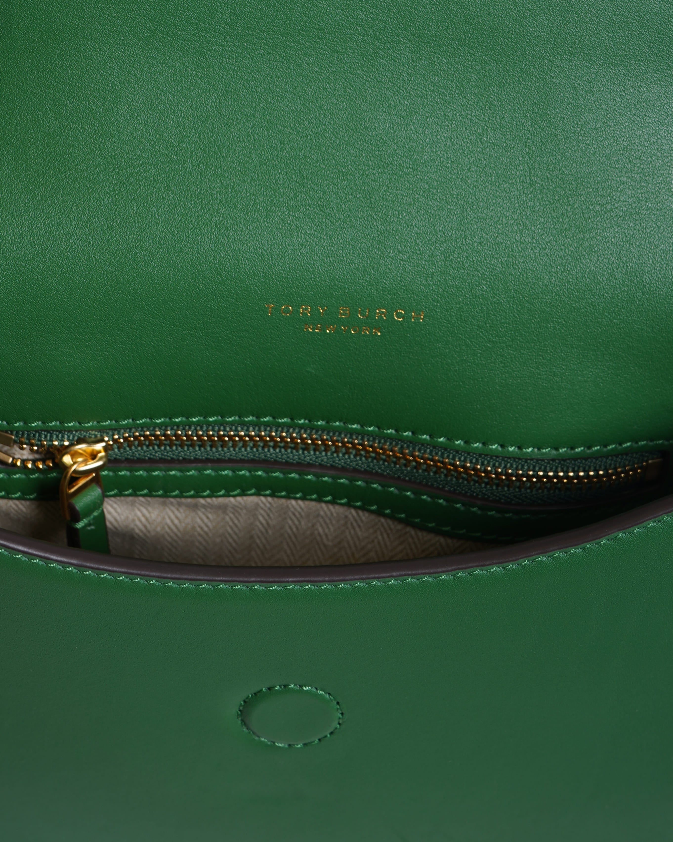 Tory Burch Emerald Green Miller Crossbody Bag