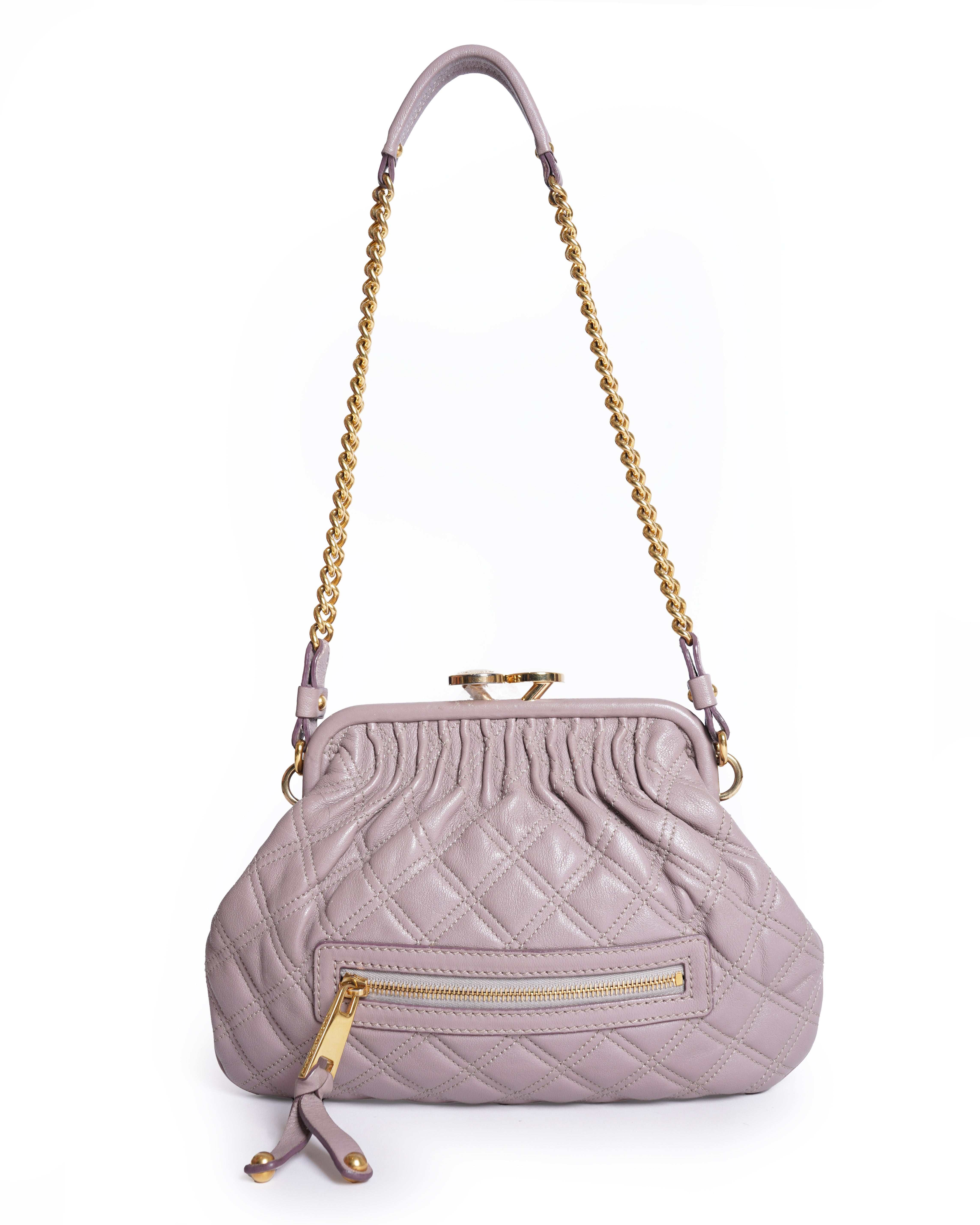 Marc Jacobs Quilted Leather Stam Shoulder Bag