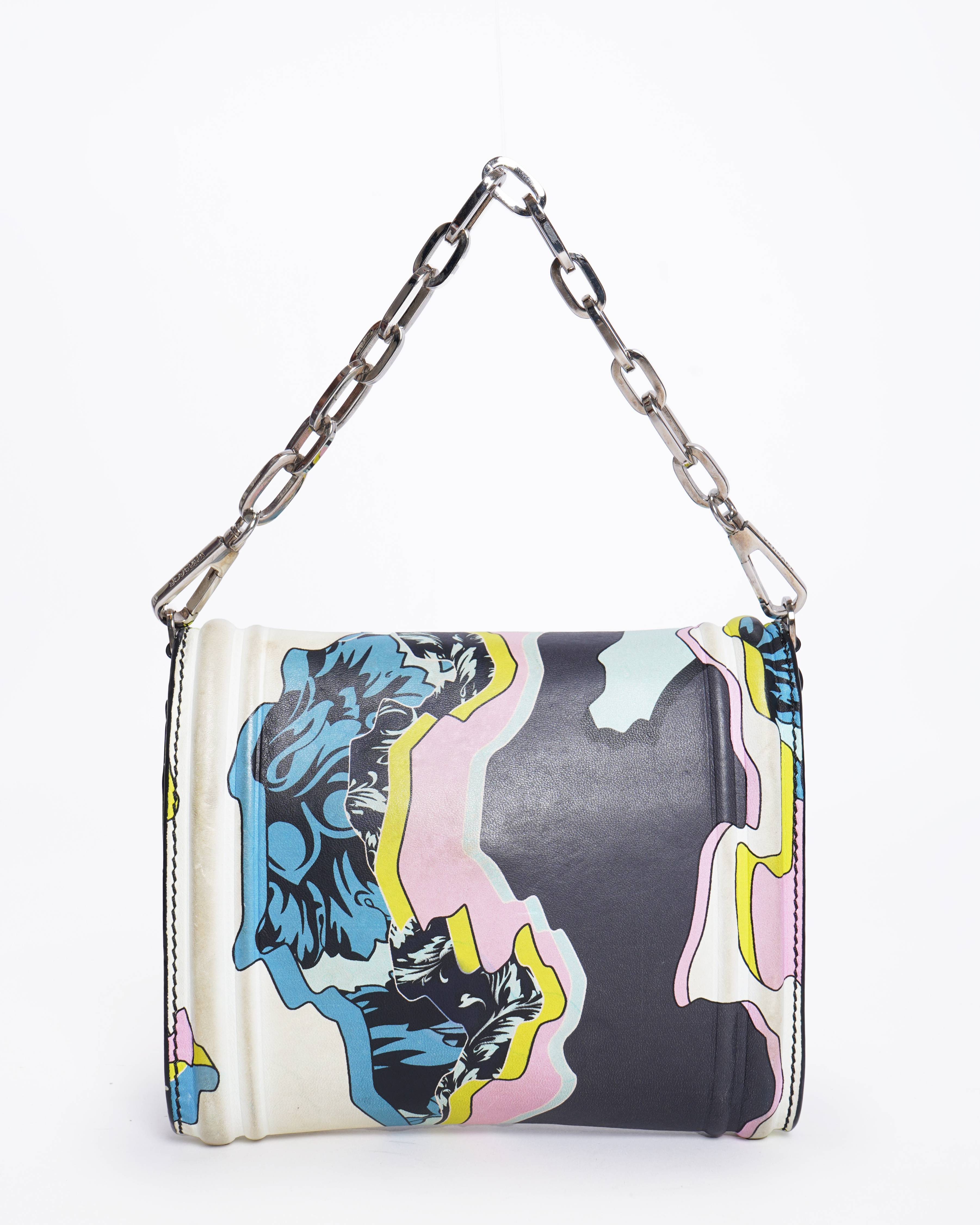 Versace printed graphic crossbody bag