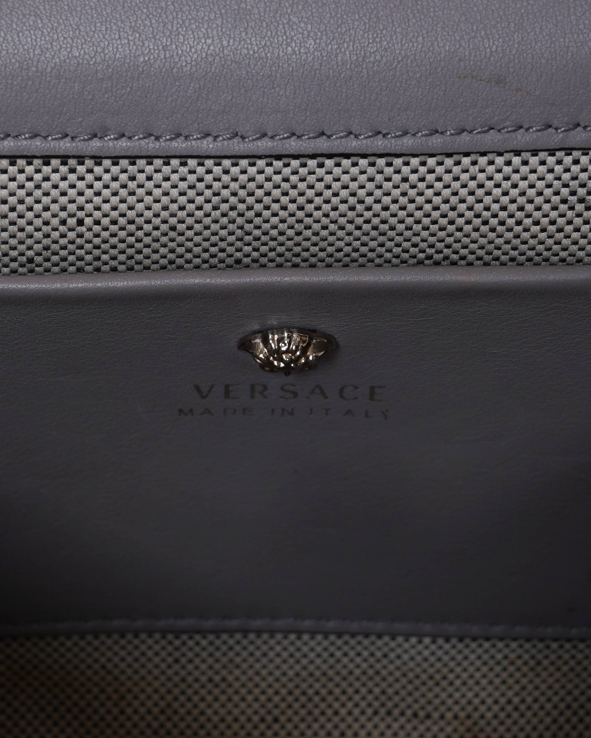 Versace printed graphic crossbody bag