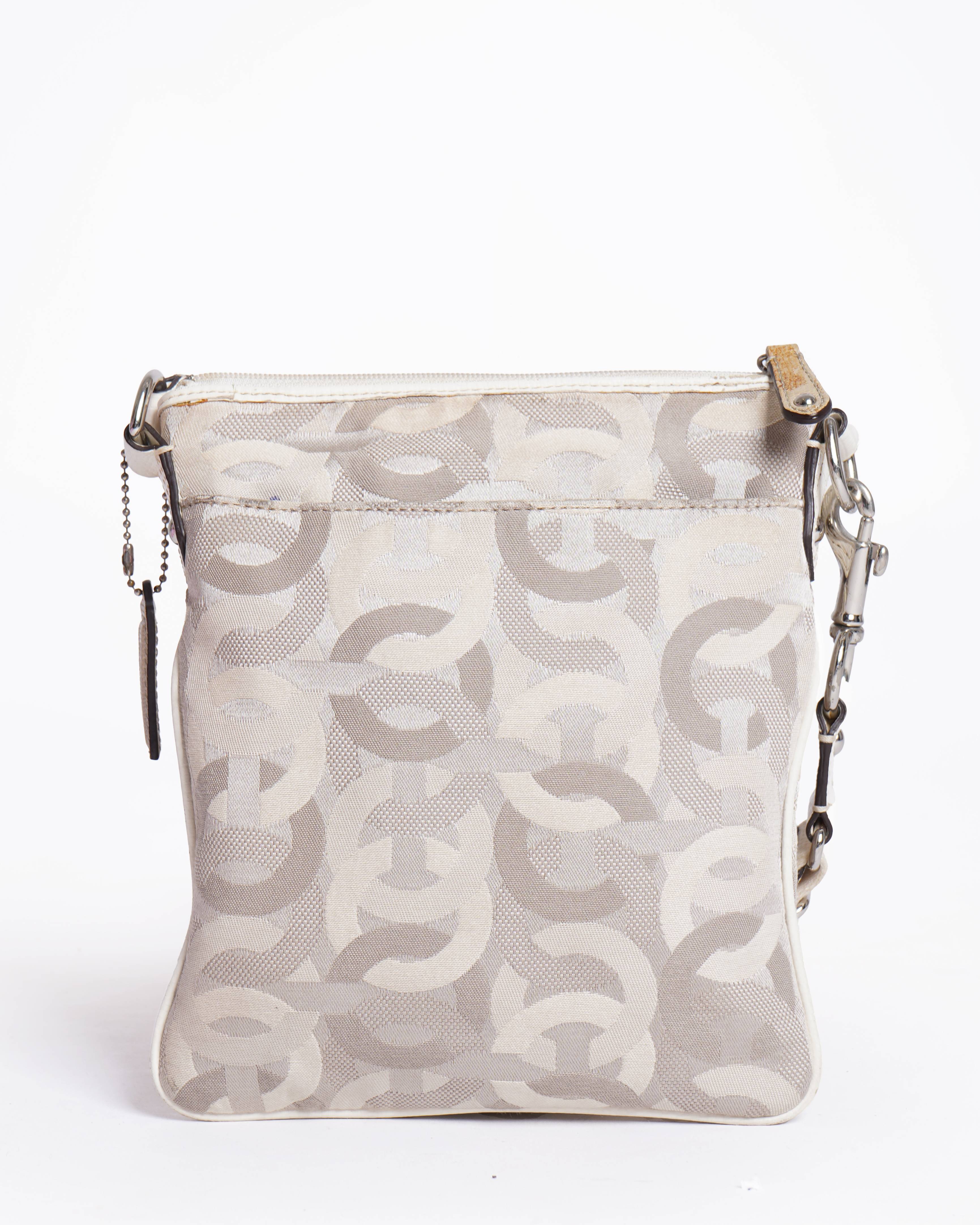 Coach Madison Op Art Signature Messenger Swingpack Crossbody