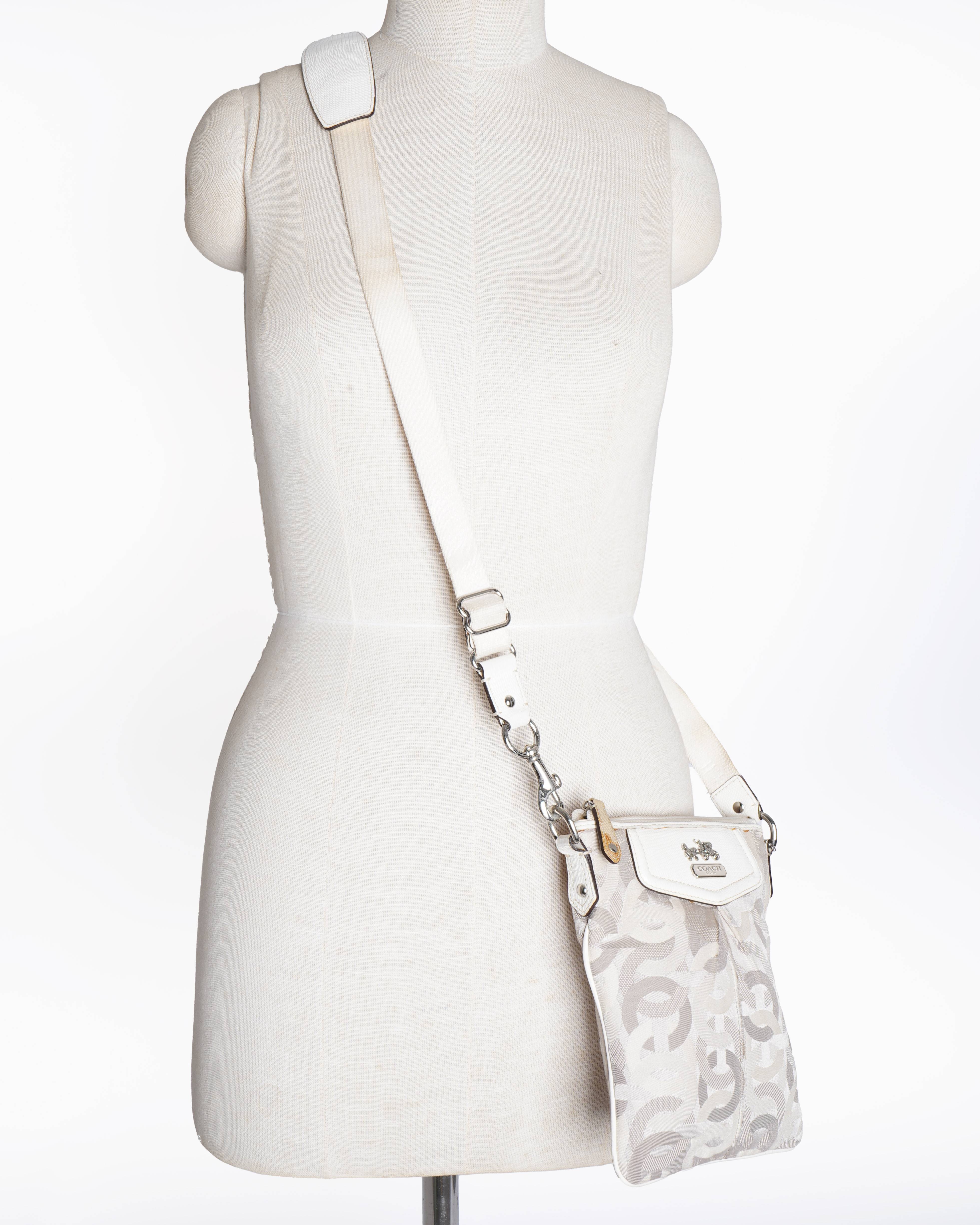 Coach Madison Op Art Signature Messenger Swingpack Crossbody