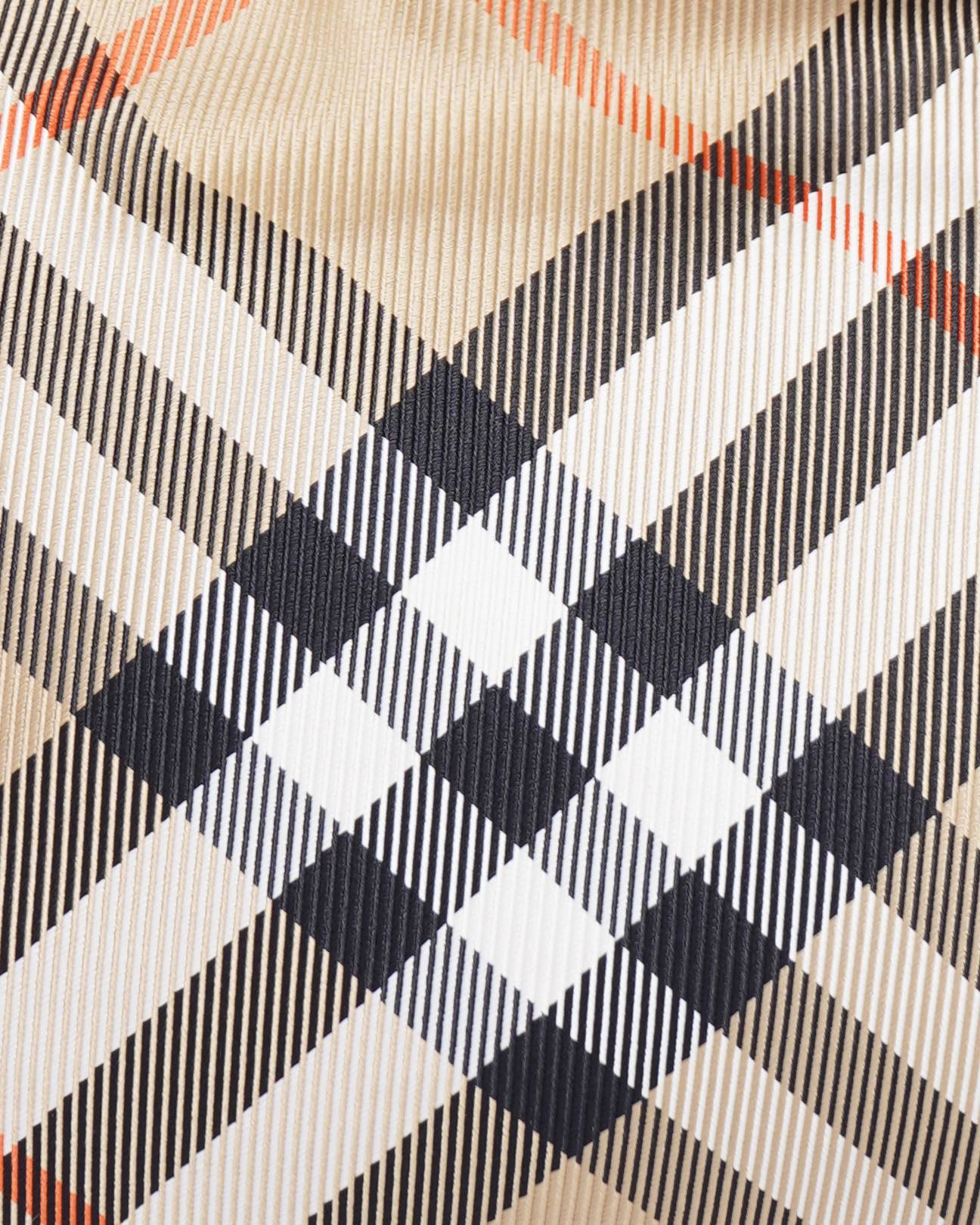 New Burberry Drawstring Crossbody Bag with Iconic Check Pattern