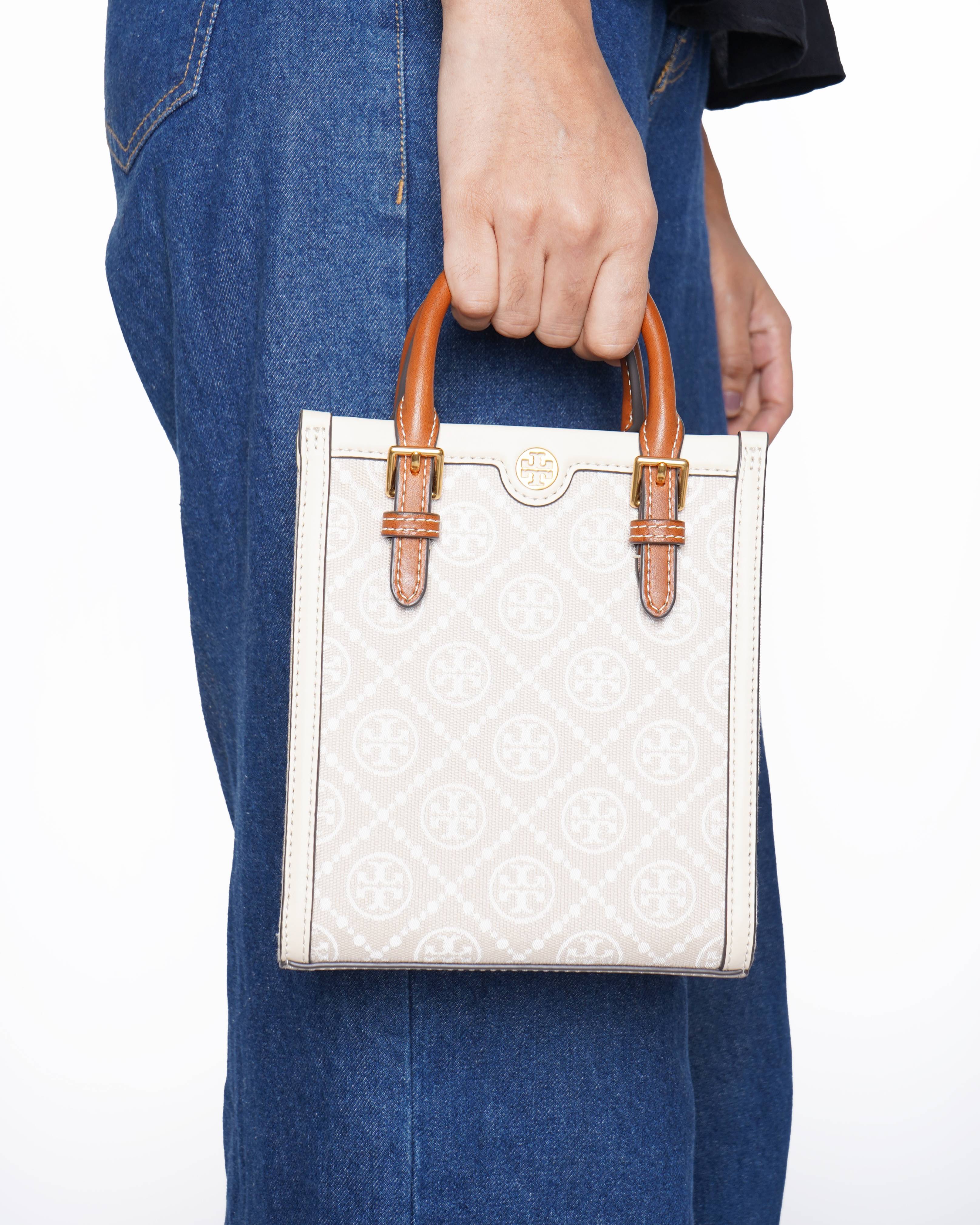 New Tory Burch Autre Marque T Monogram Jacquard mini tote