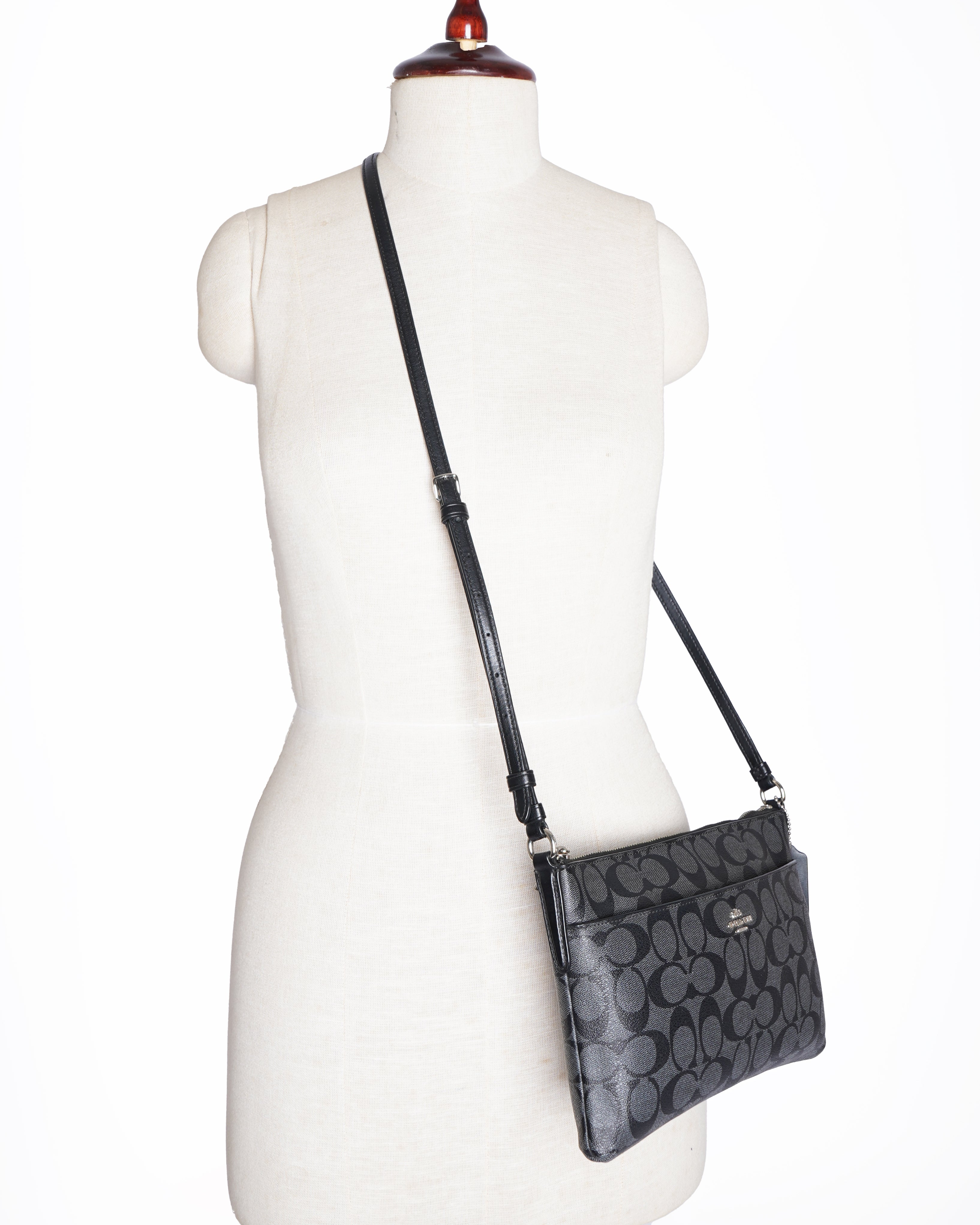 Coach Signature East-West Pop-Up Crossbody Bag