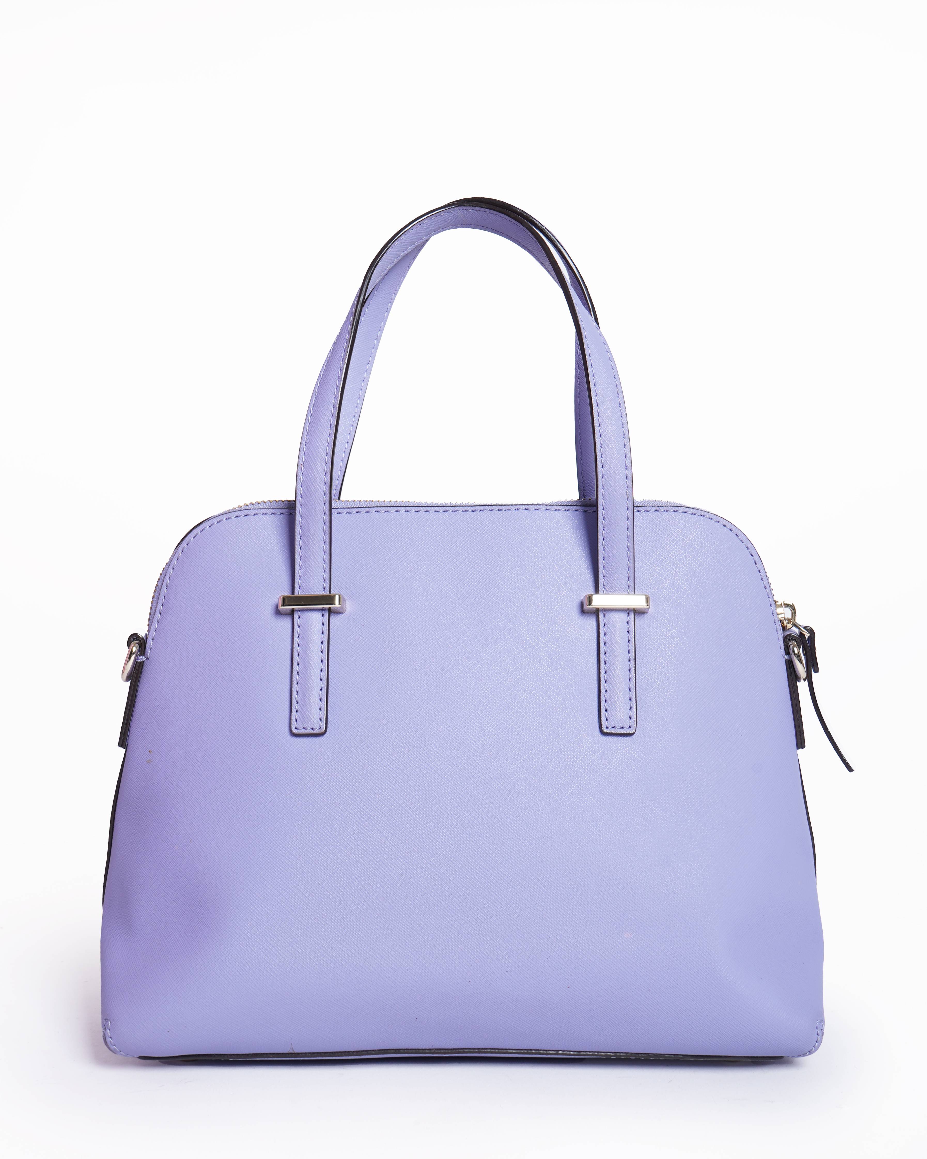 Kate Spade Lavender saffiano Leather Top Handle Bag