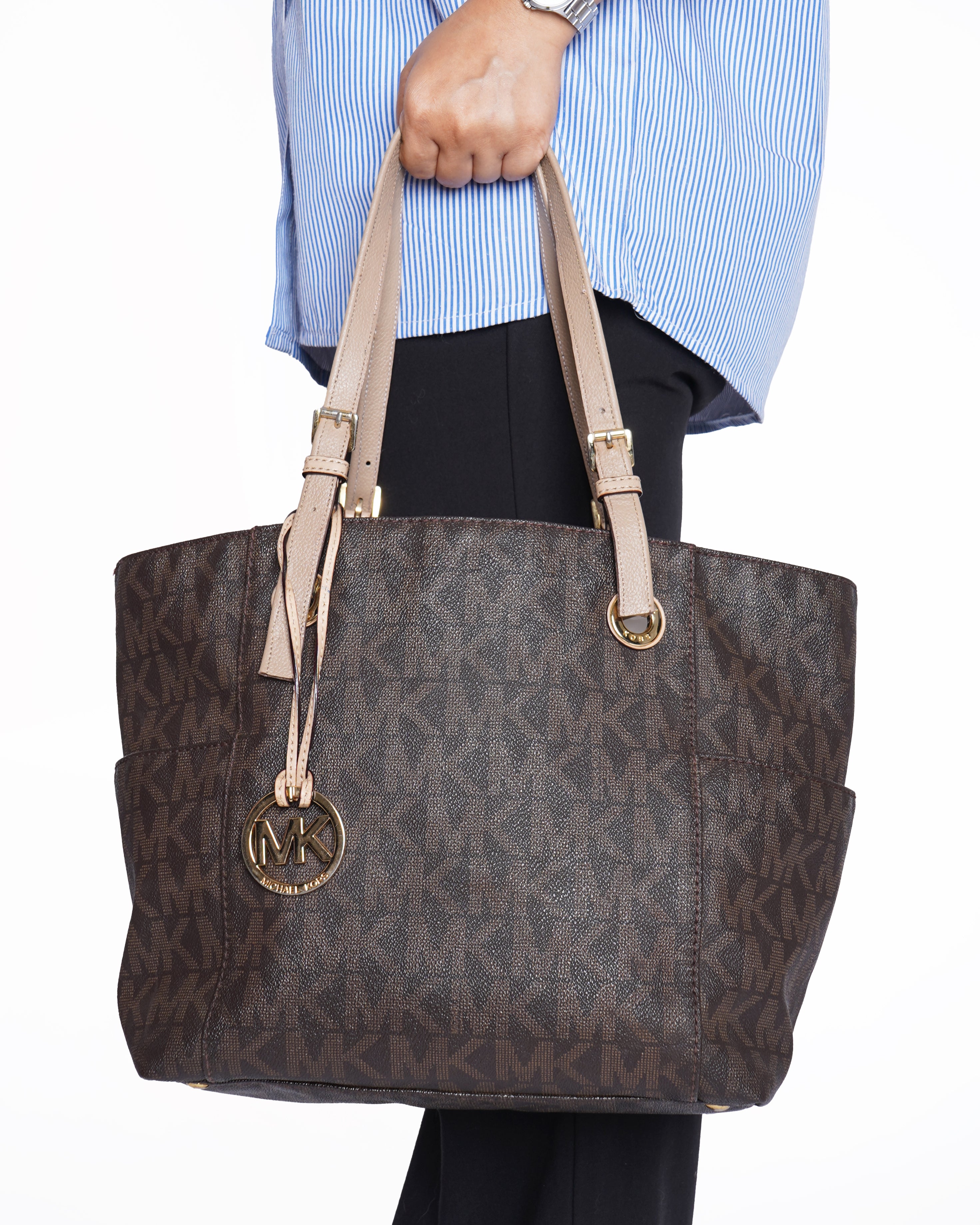 Michael kors Monogram Brown tote bag