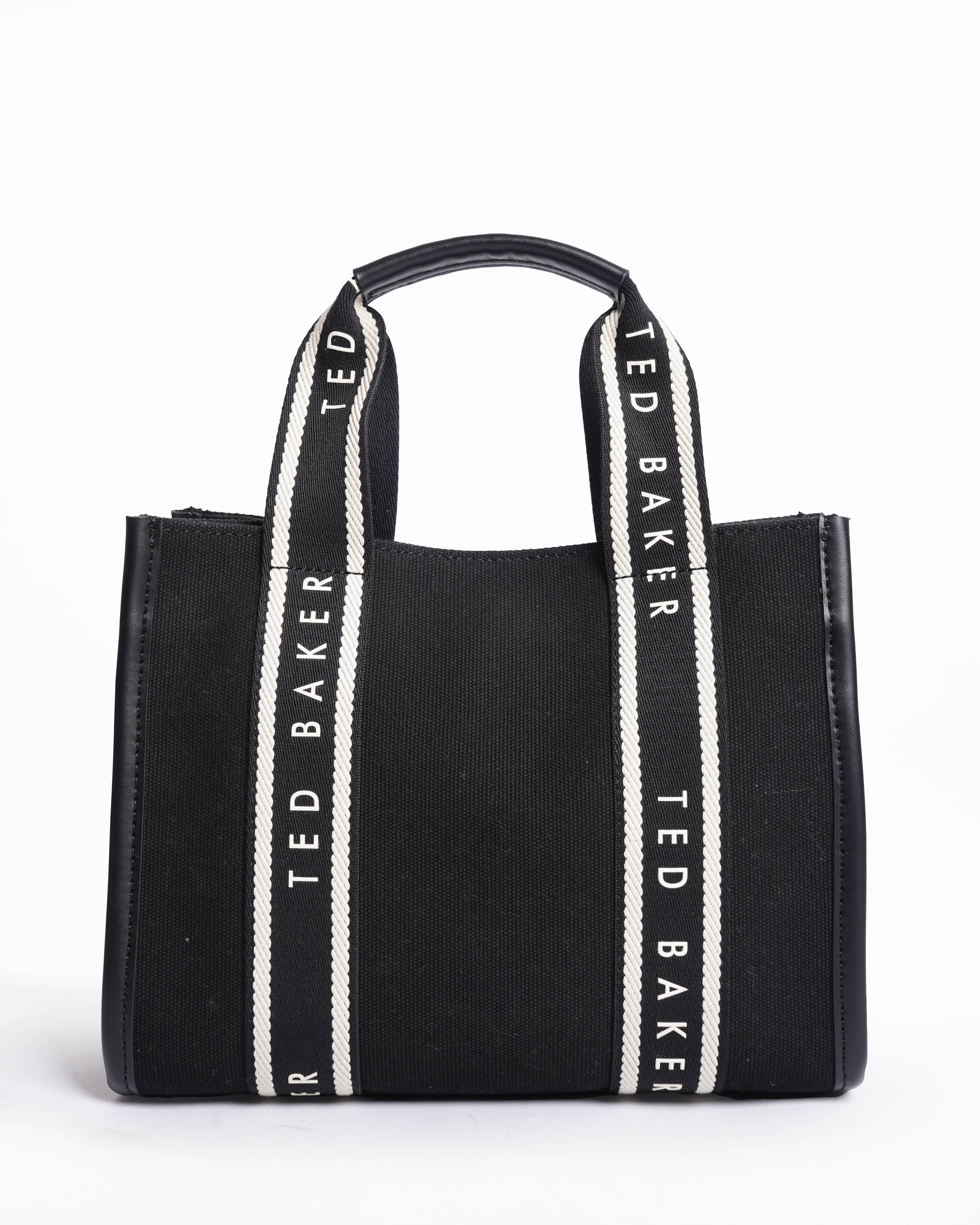 Ted Baker Black Celiane Branded Webbing Pattern Bag