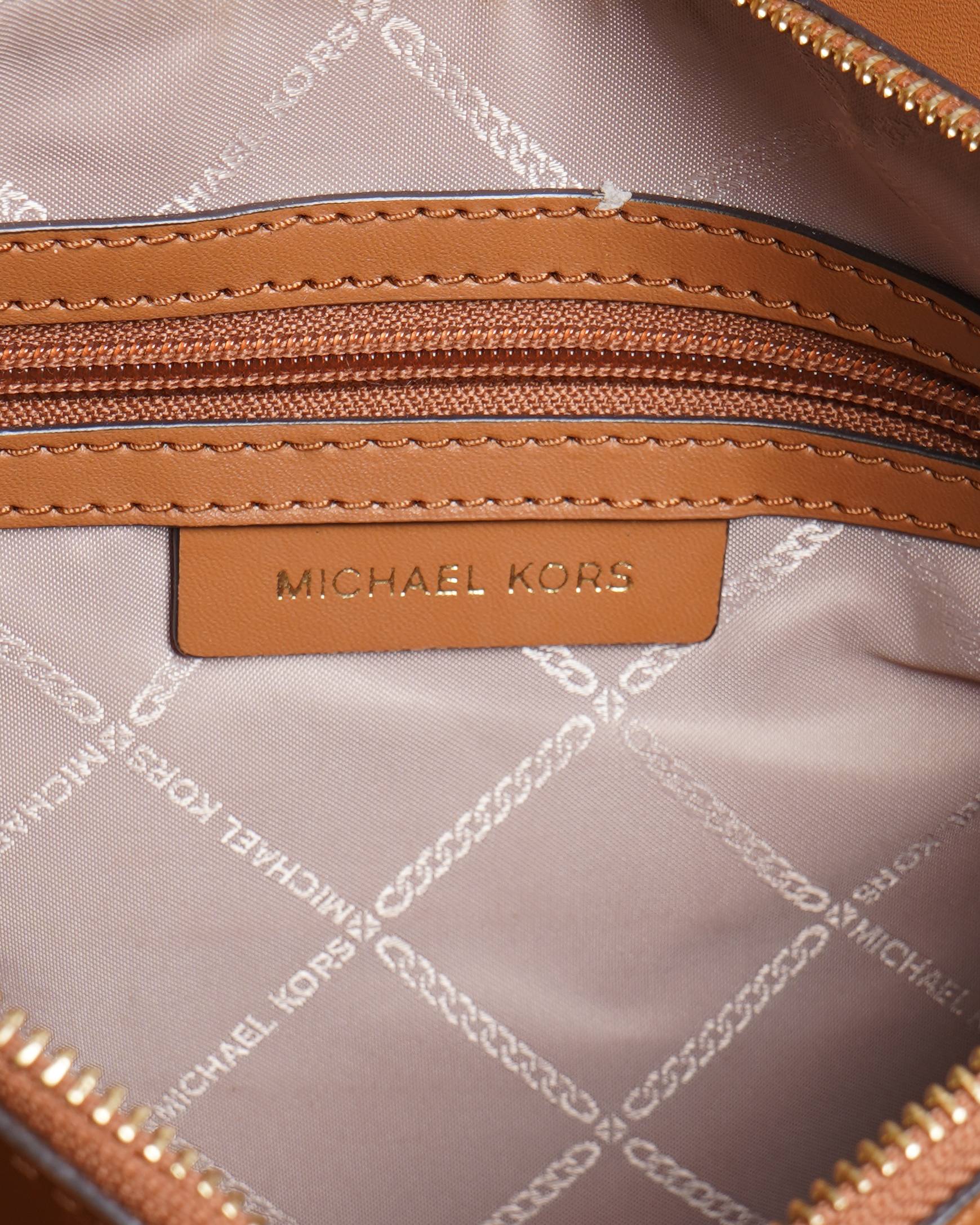 Michael Kors Mercer Tote Bag In Brown WIth Detachable Shoulder Strap