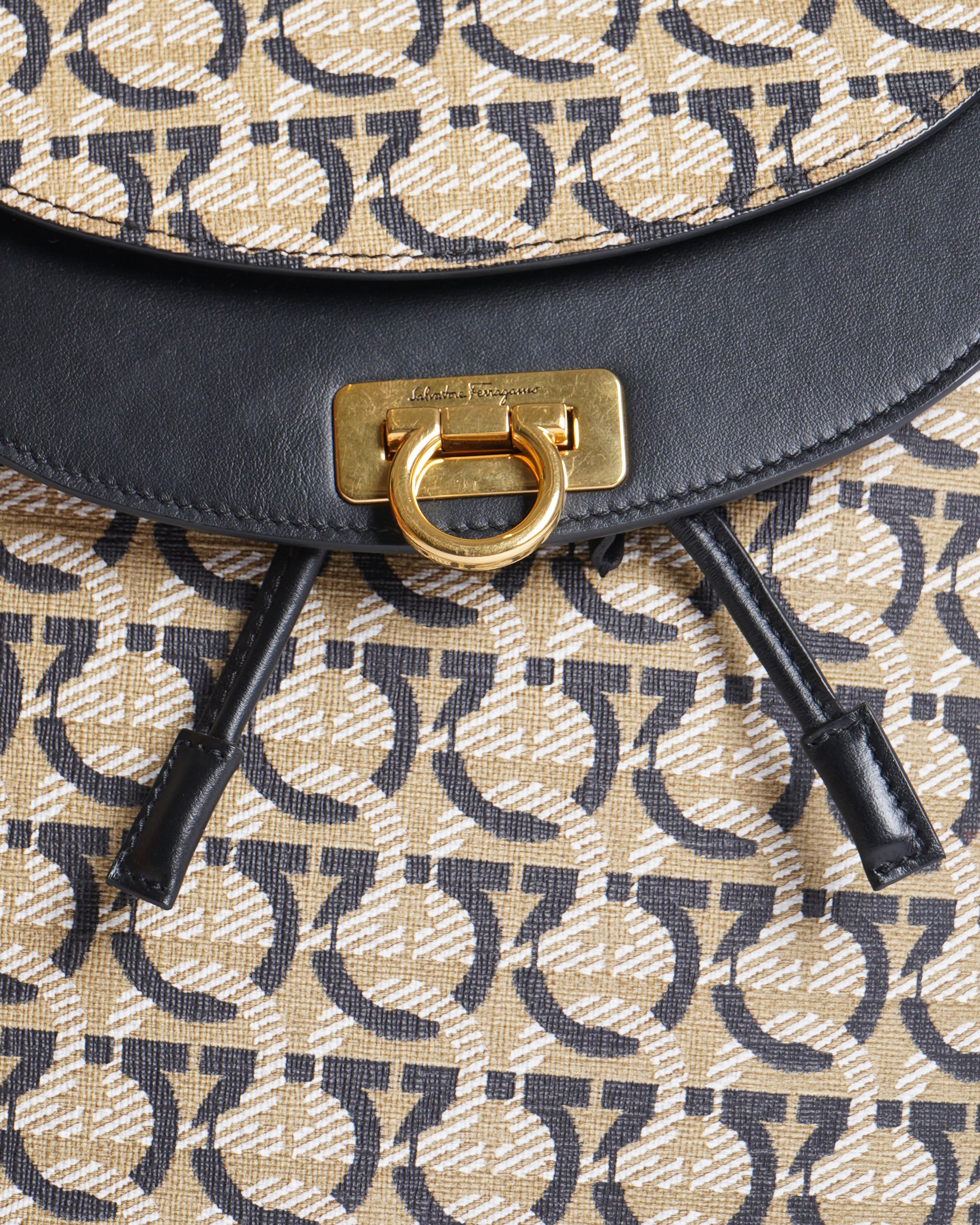 Salvatore Ferragamo gancini motif backpack