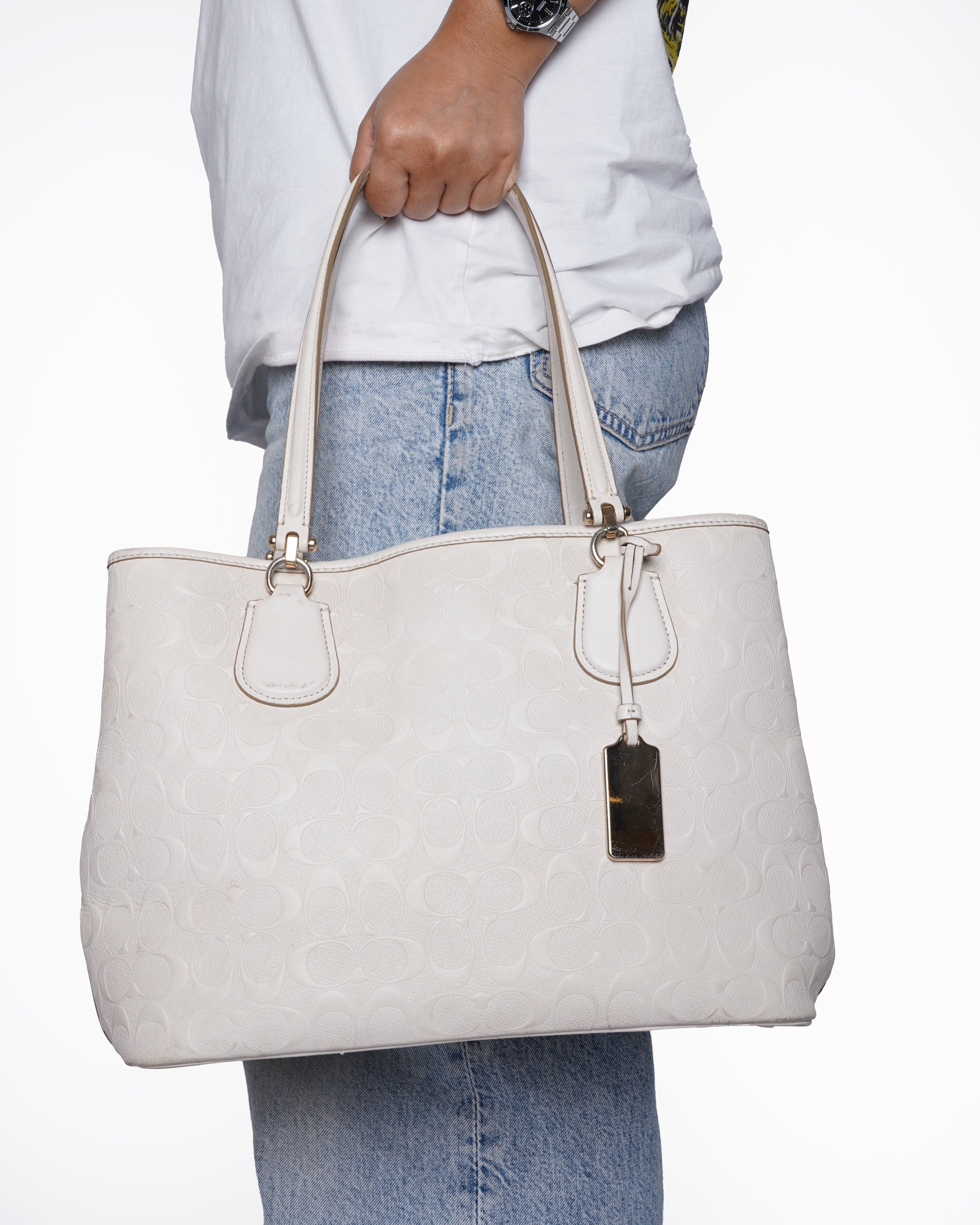 Coach
Signature leather tote bag