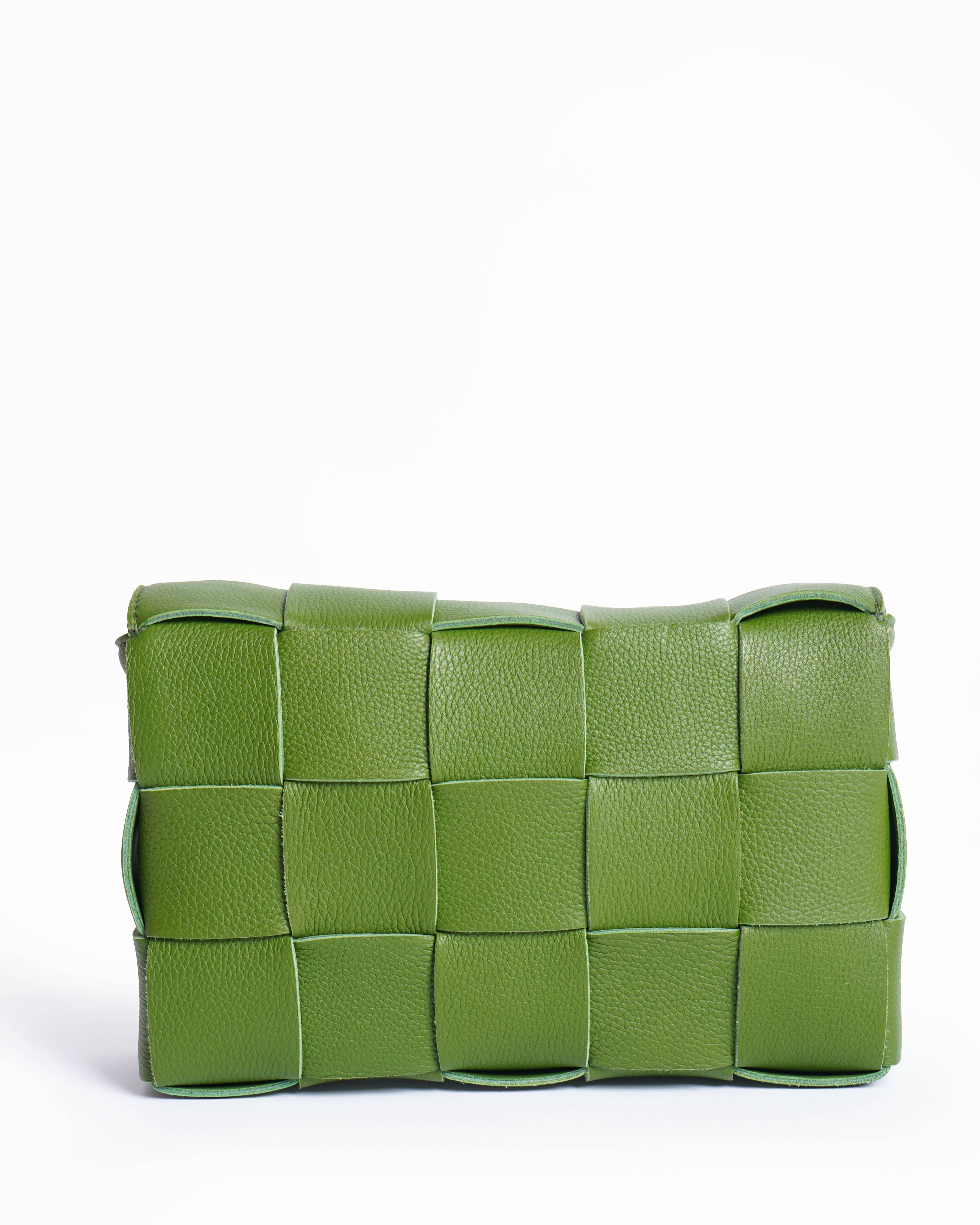 New Bottega veneta cassette crossbody bag in green