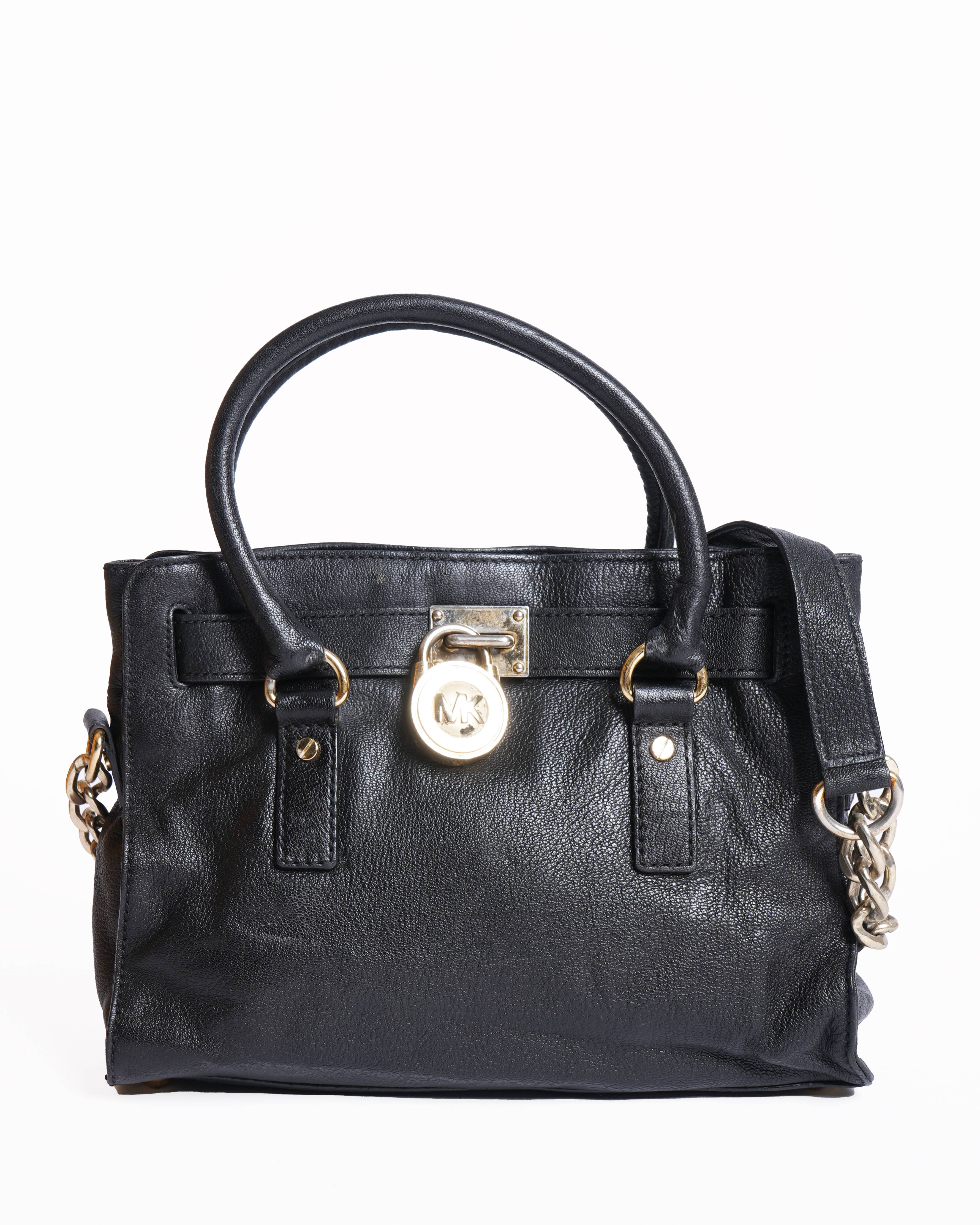 Michael Kors
Black Pebbled Leather Hamilton East West Tote