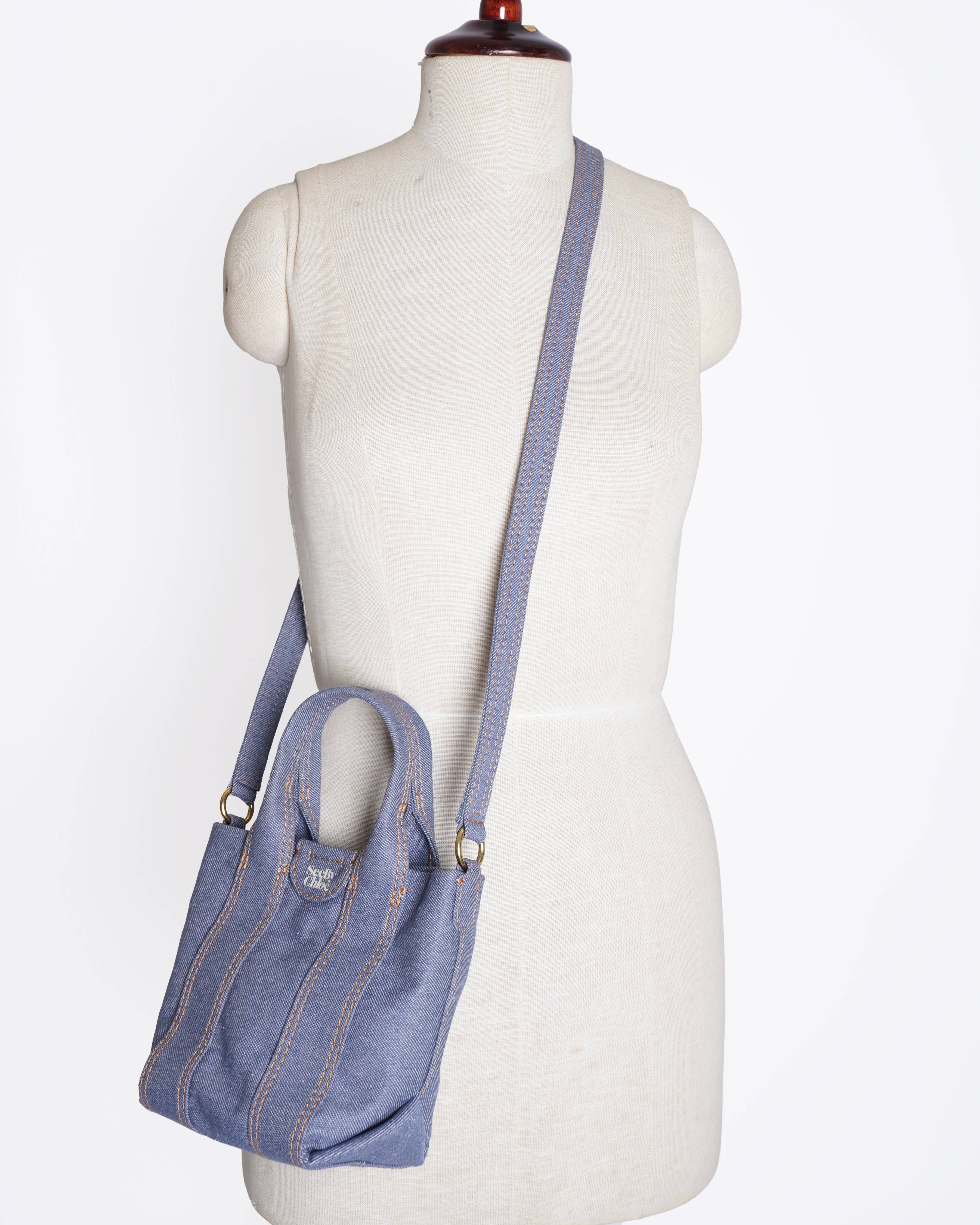 See By Chloé Blue Denim Crossbody Bag