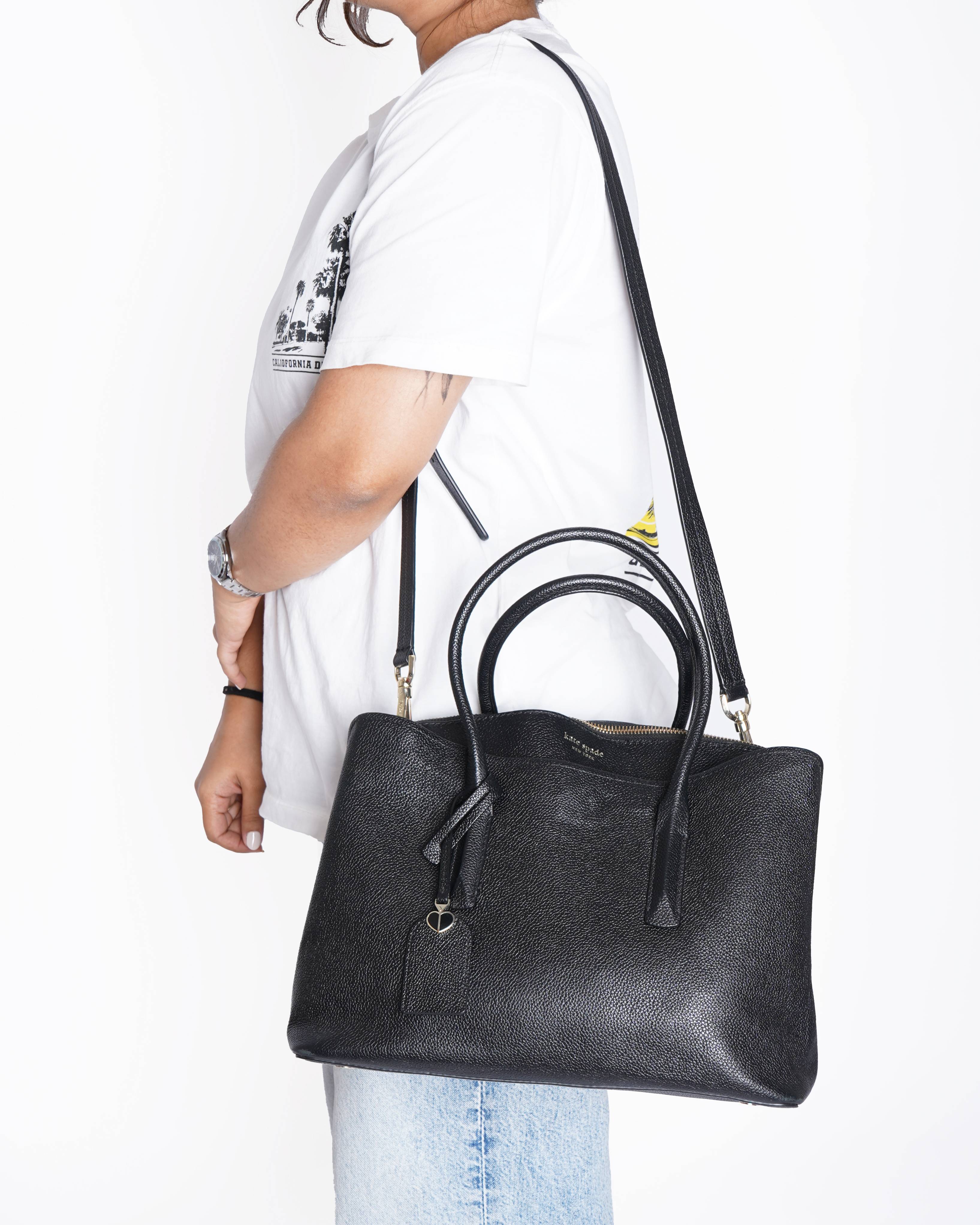 KATE SPADE Margaux Large Satchel with Detachable Sling Strap