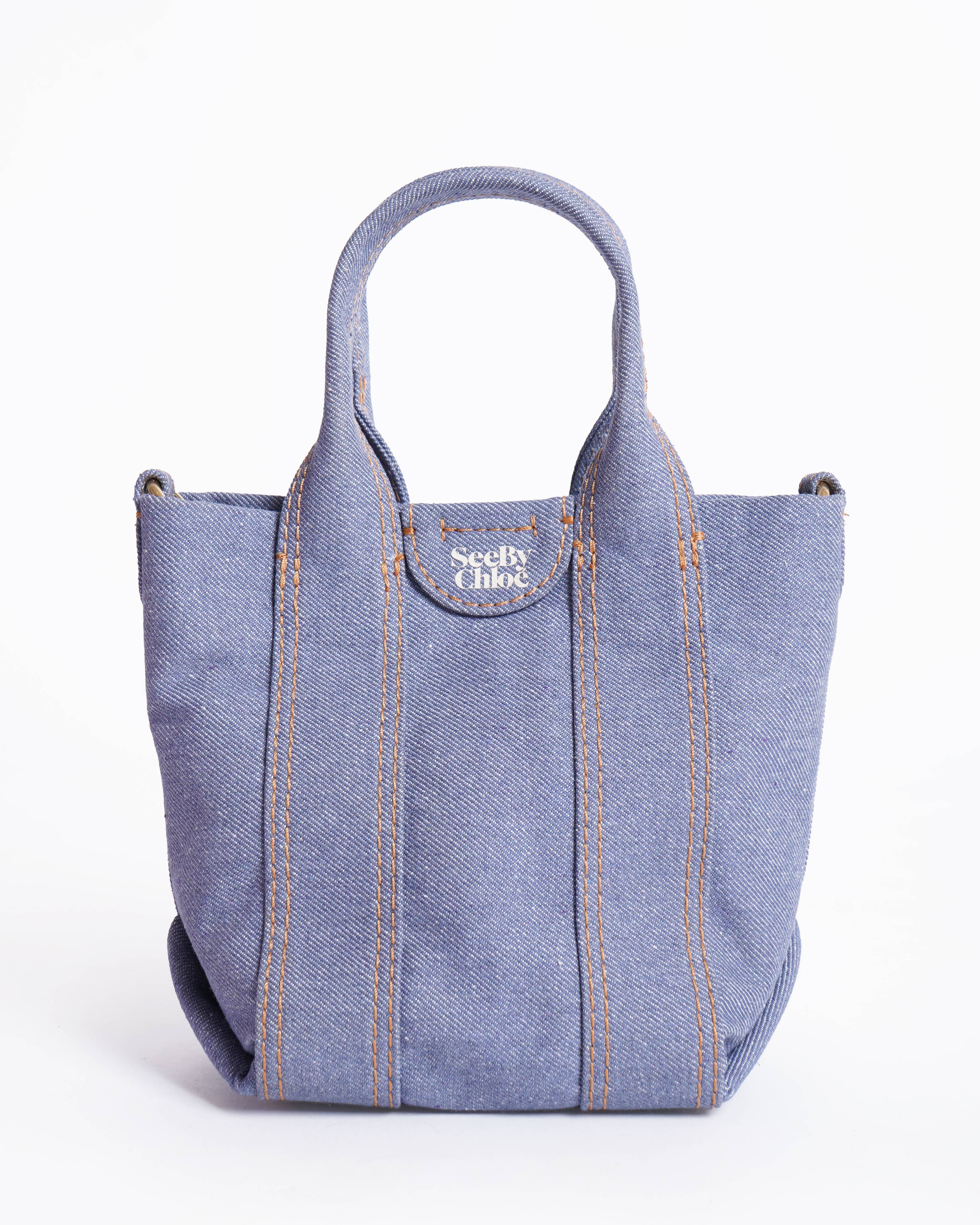 See By Chloé Blue Denim Crossbody Bag