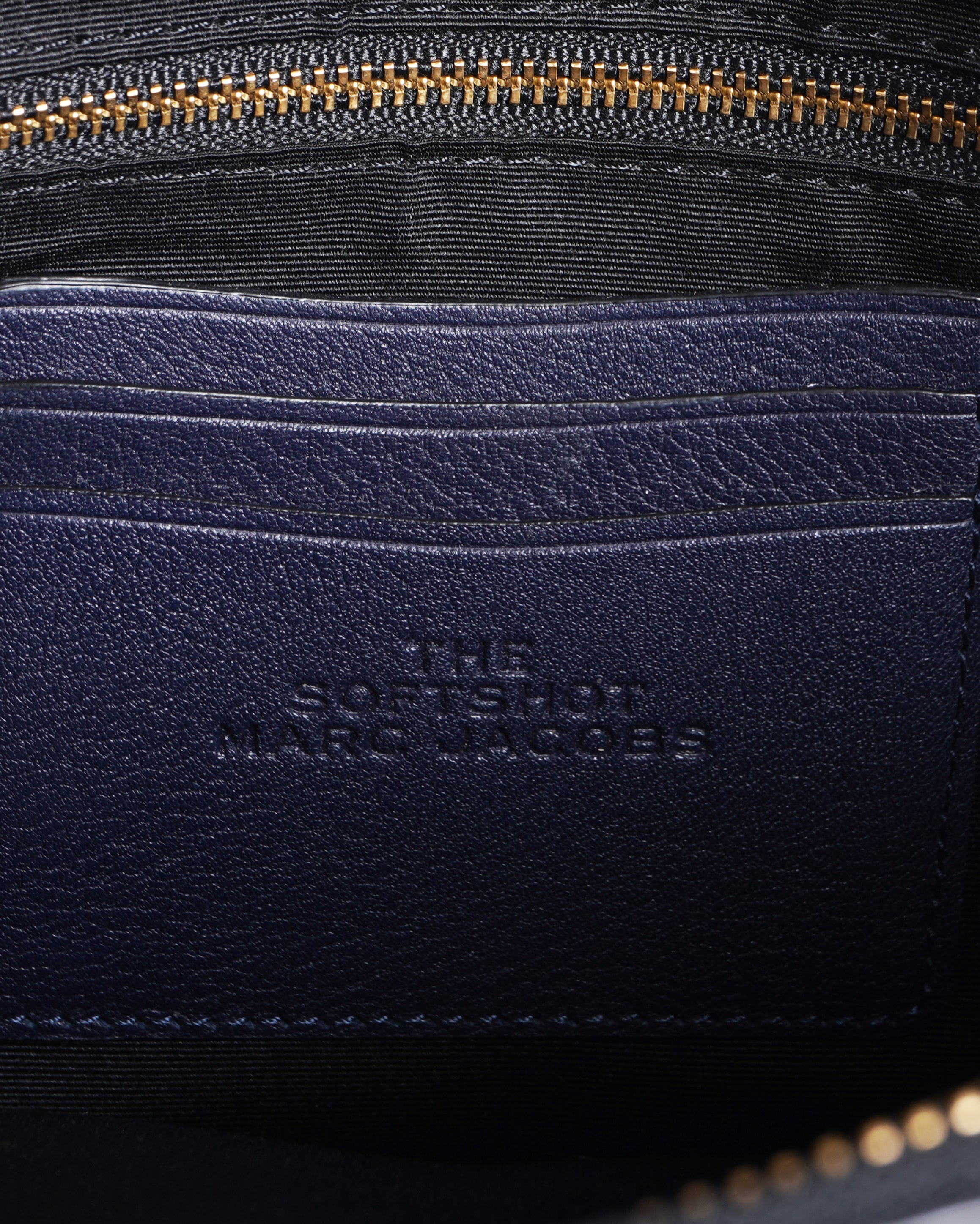 Marc Jacobs Softshot 21 Crossbody Bag In Deep Blue