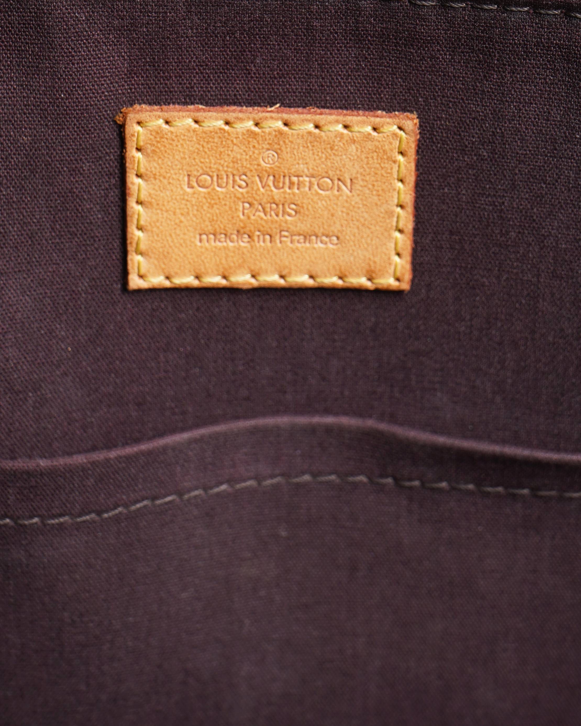 Louis Vuitton GM vernis amarante handbag