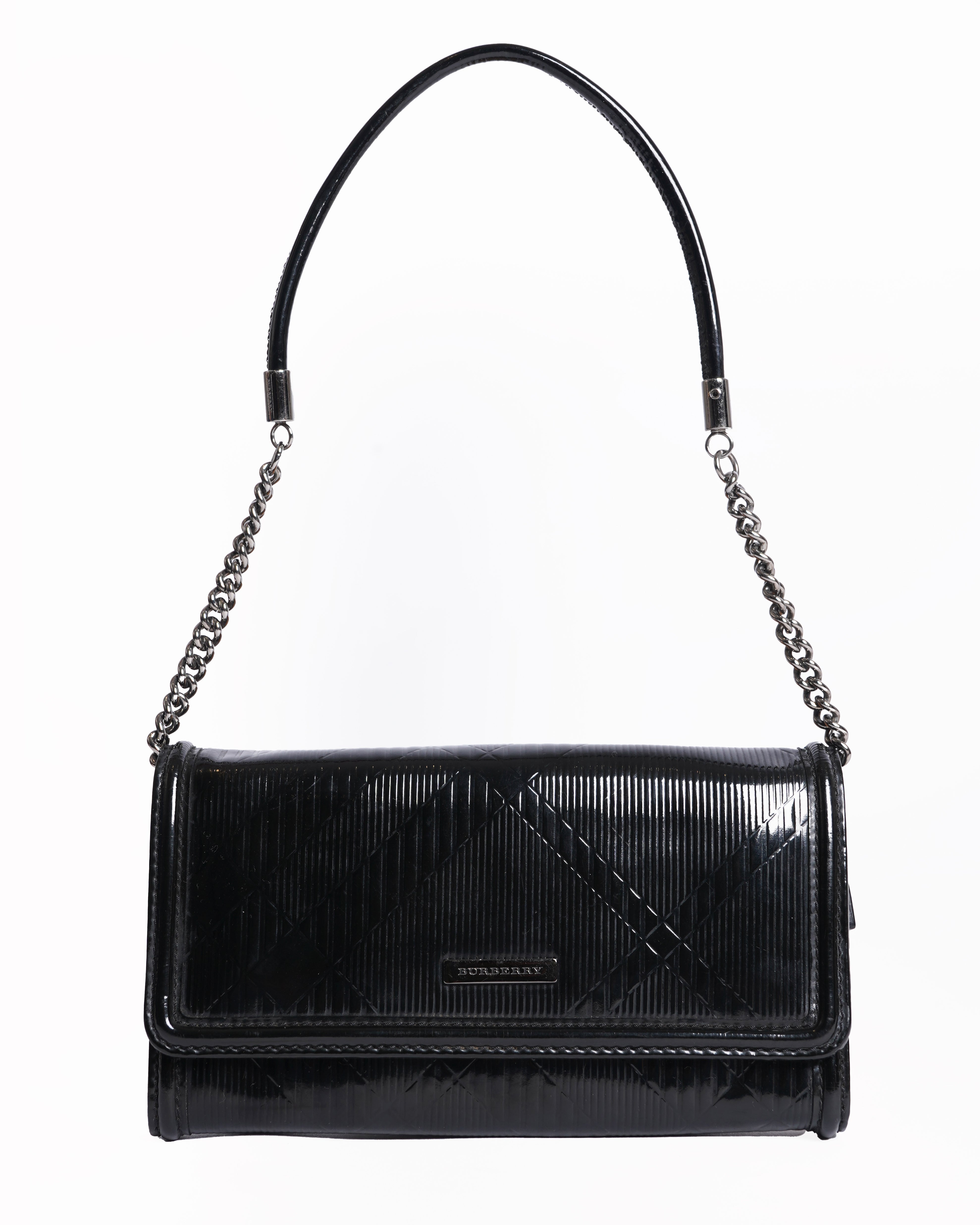 Burberry
London plaid pattern zip around clutch wallet