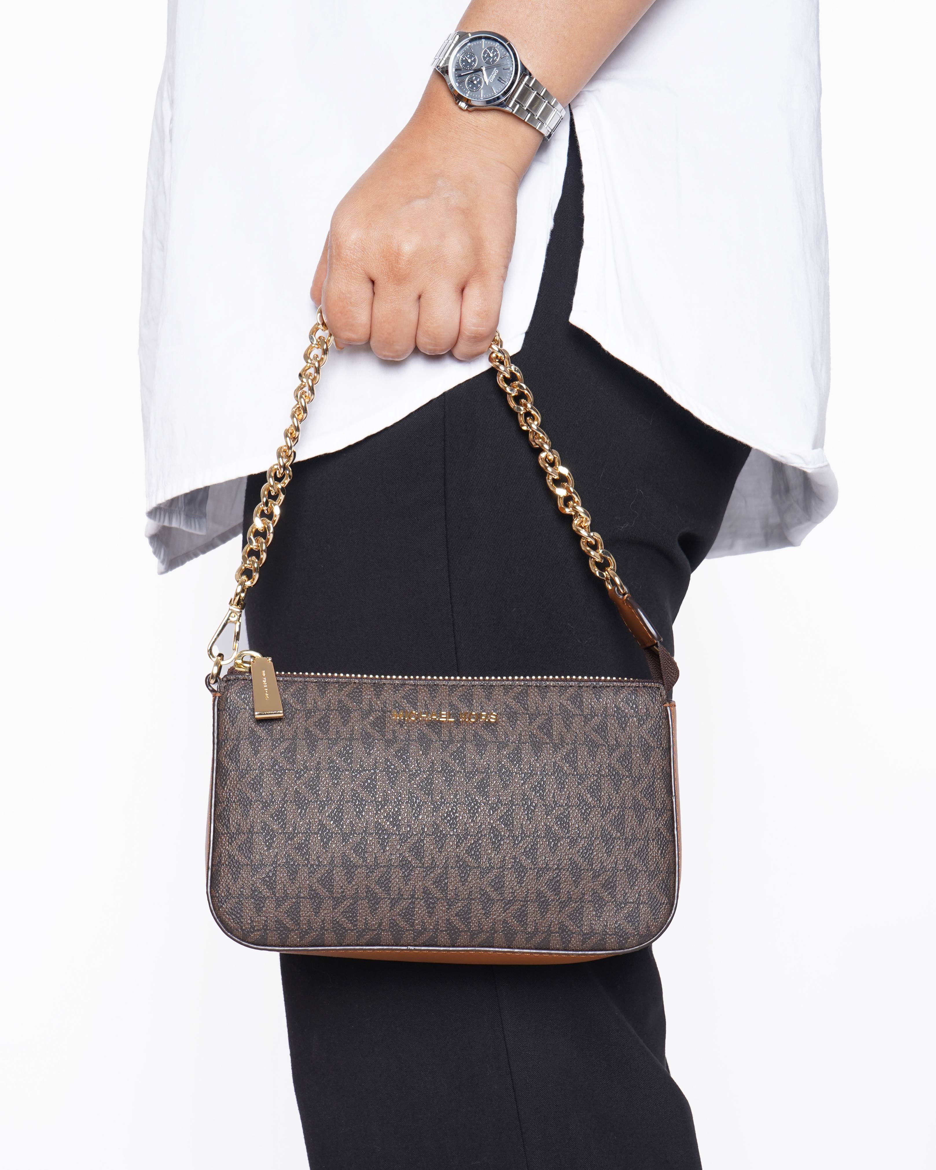 Michael kors jet set small chain Pouchette Bag