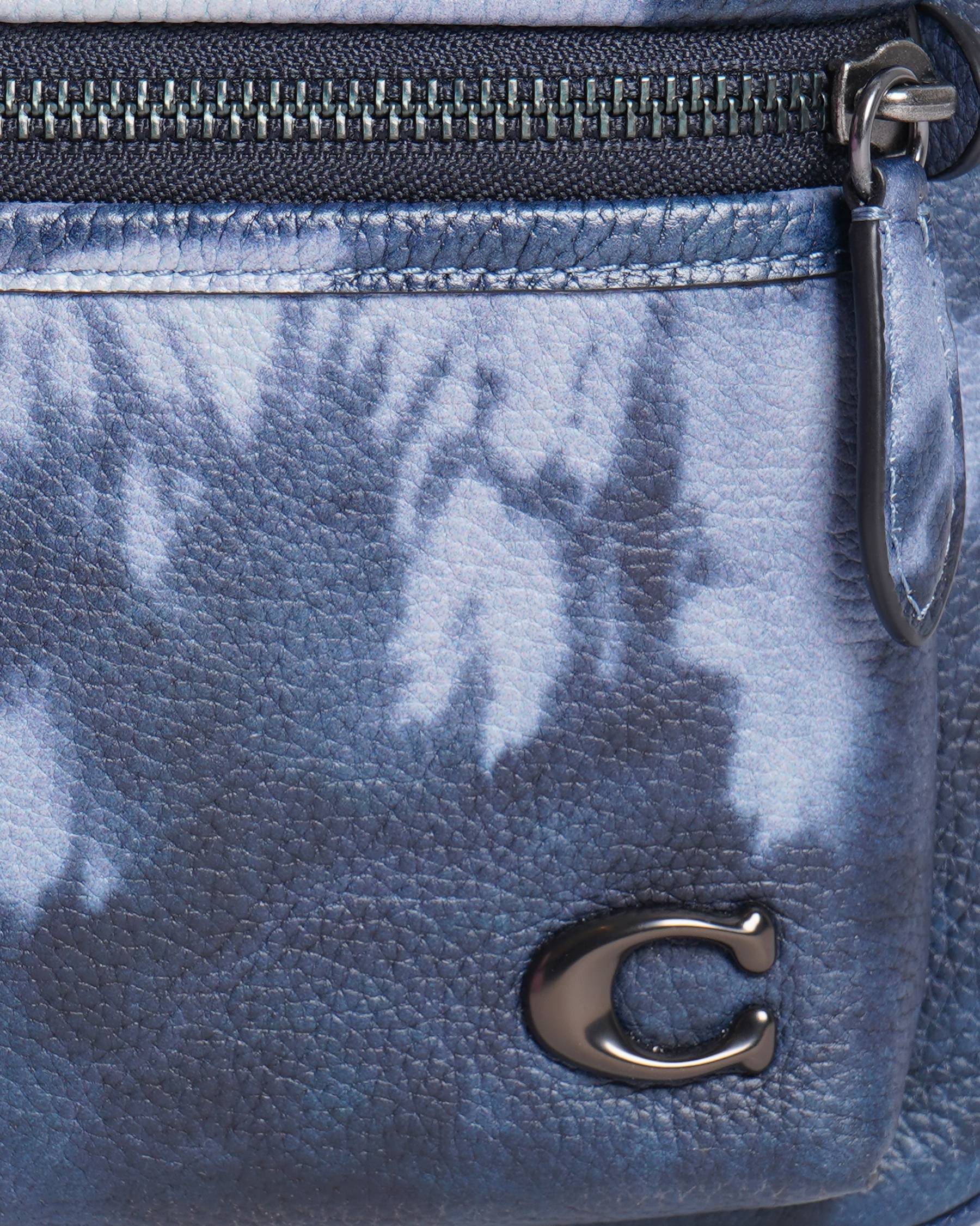 New Coach charter backpack with tie dye print