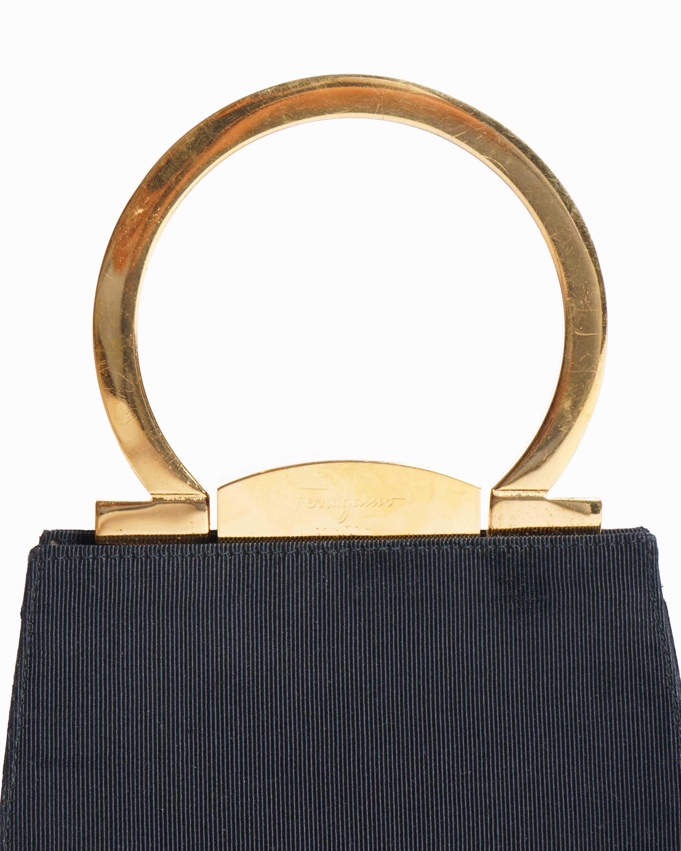 Salvatore Ferragamo Gancini Hand Bag