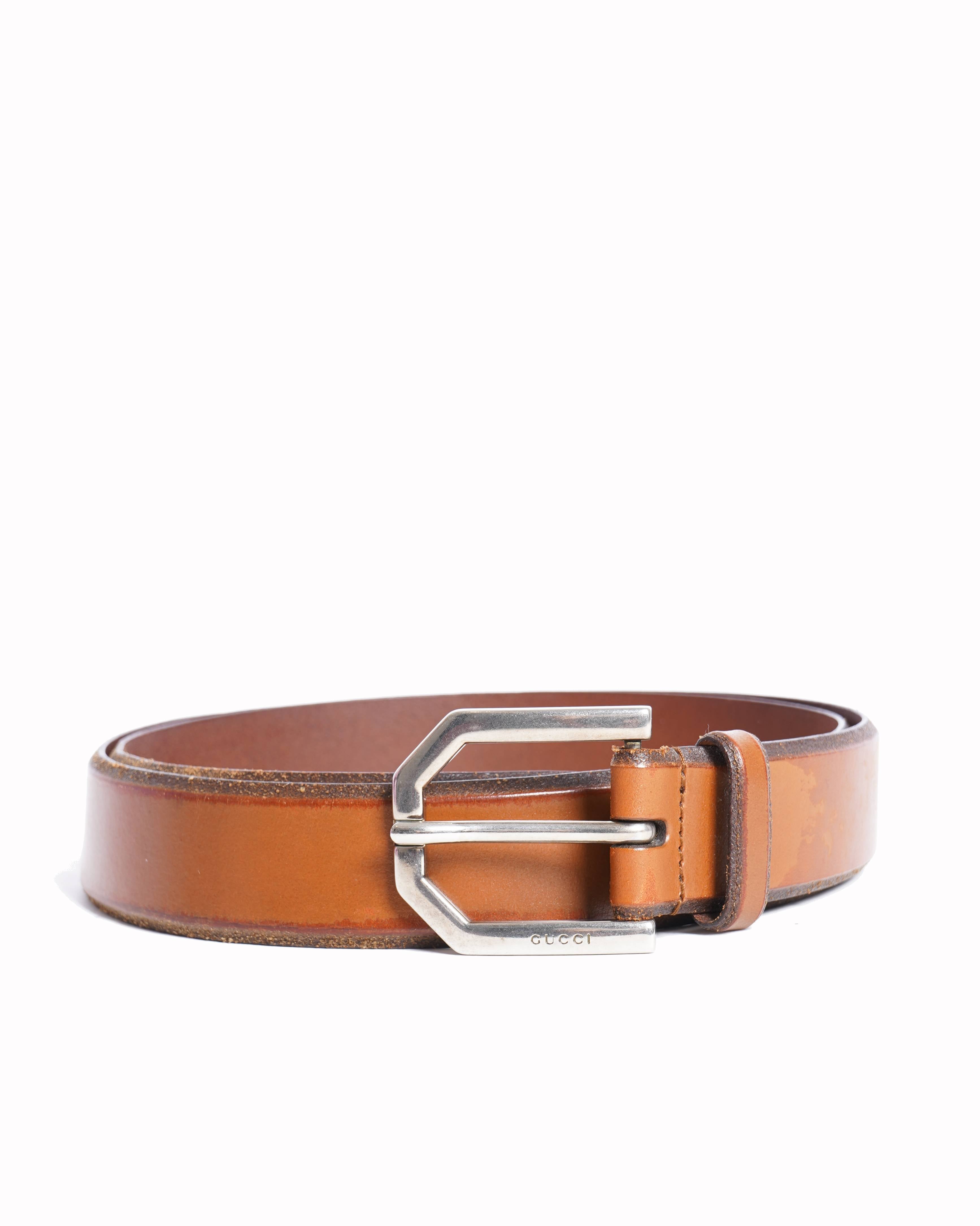 Gucci Brown leather Belt