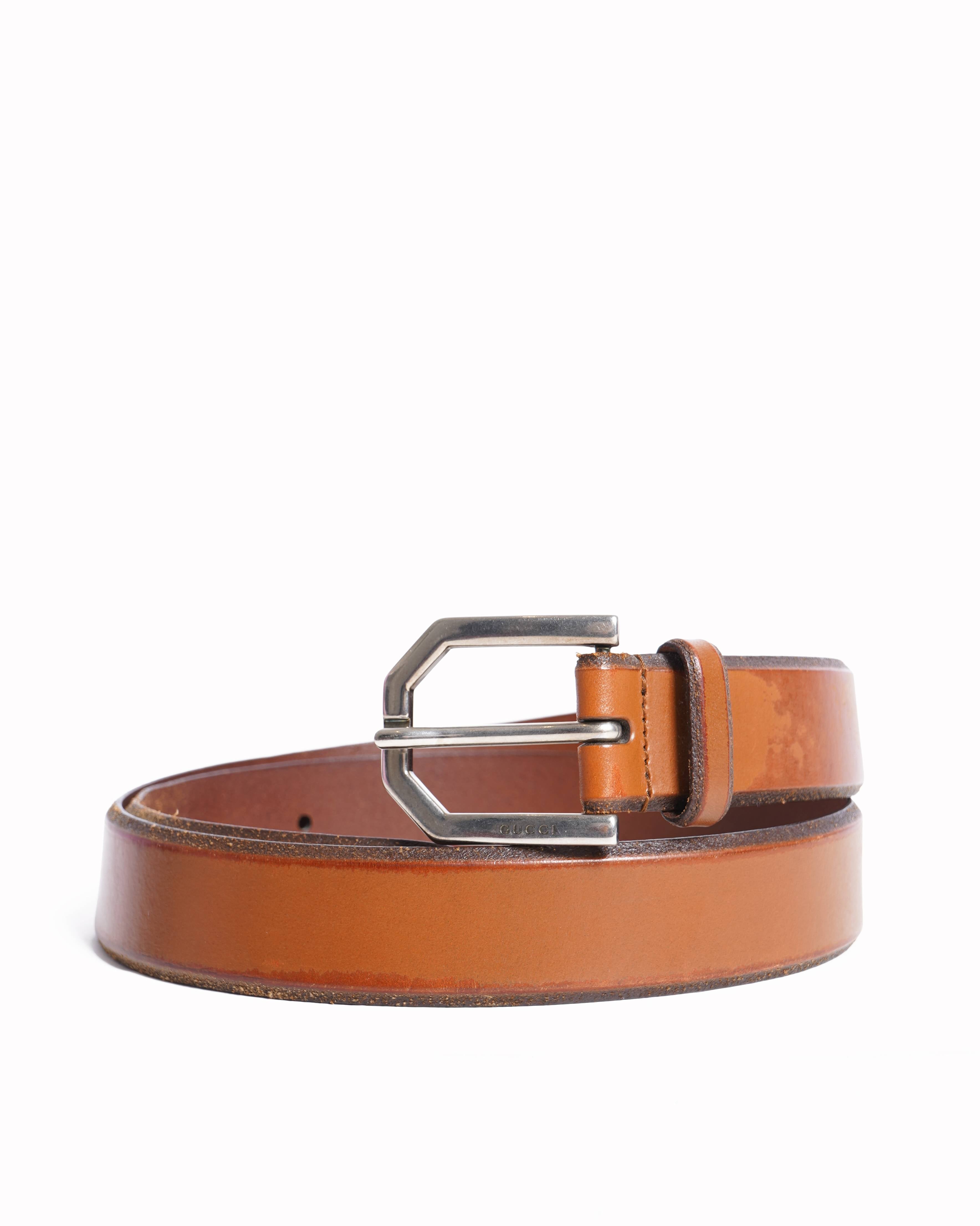 Gucci Brown leather Belt