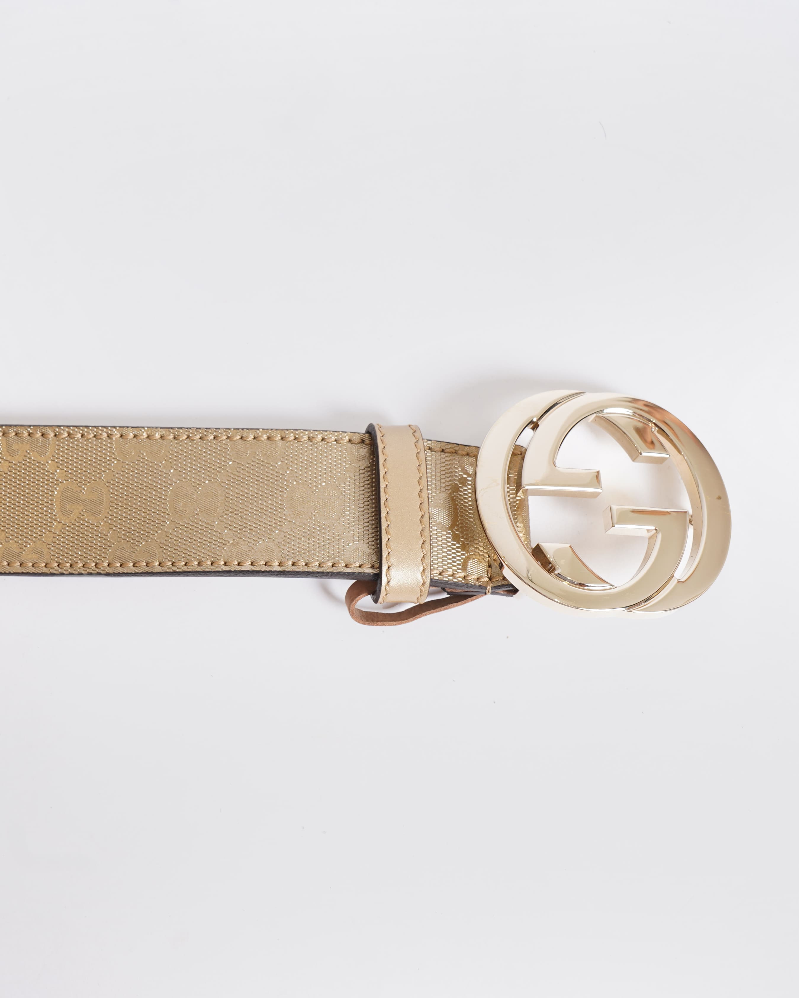 Gucci GG Women's Belt In Golden